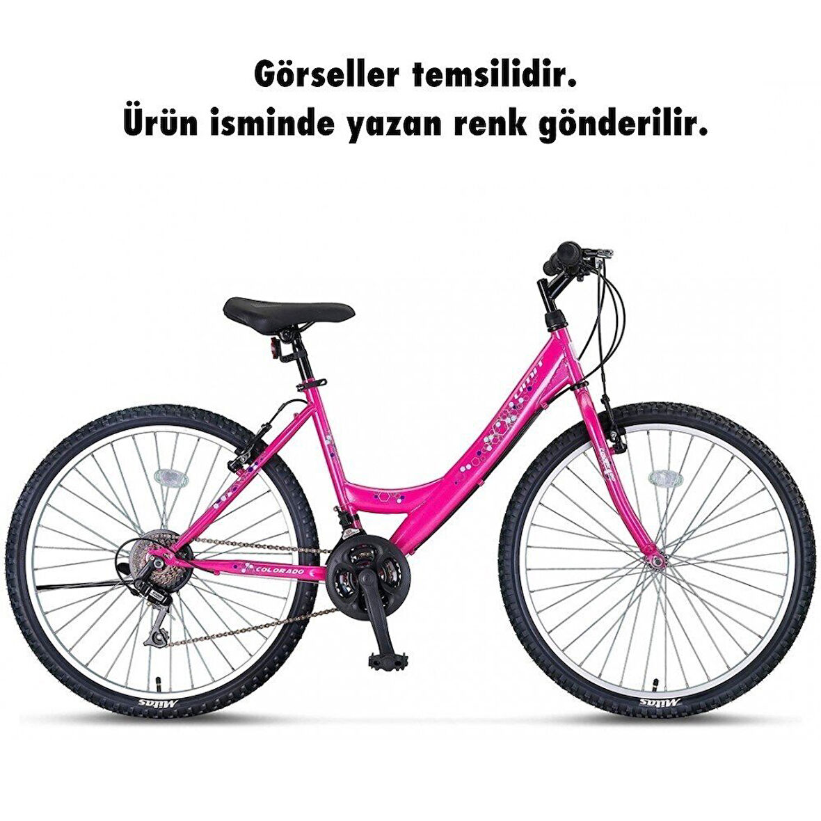 Ümit Bisiklet 2600 Colorado (Kadın) 26 Jant Dağ Bisikleti Pembe
