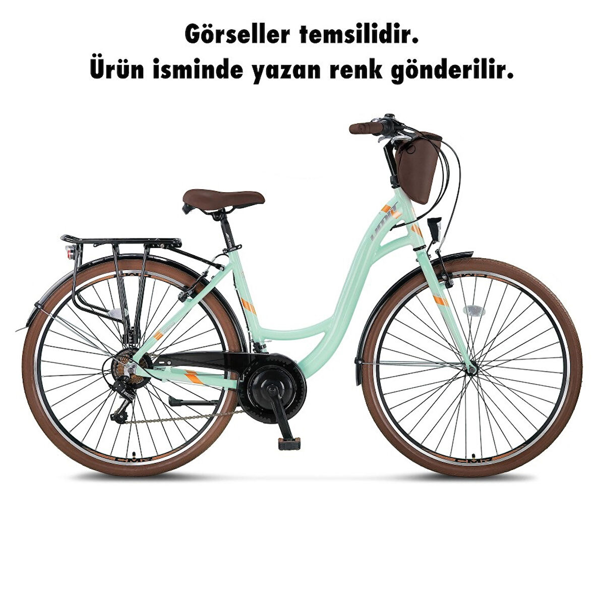 Ümit 2815 Valencia Lady V Fren  Kadın Şehir Bisikleti 28 Jant 21 Vites  Antrasit