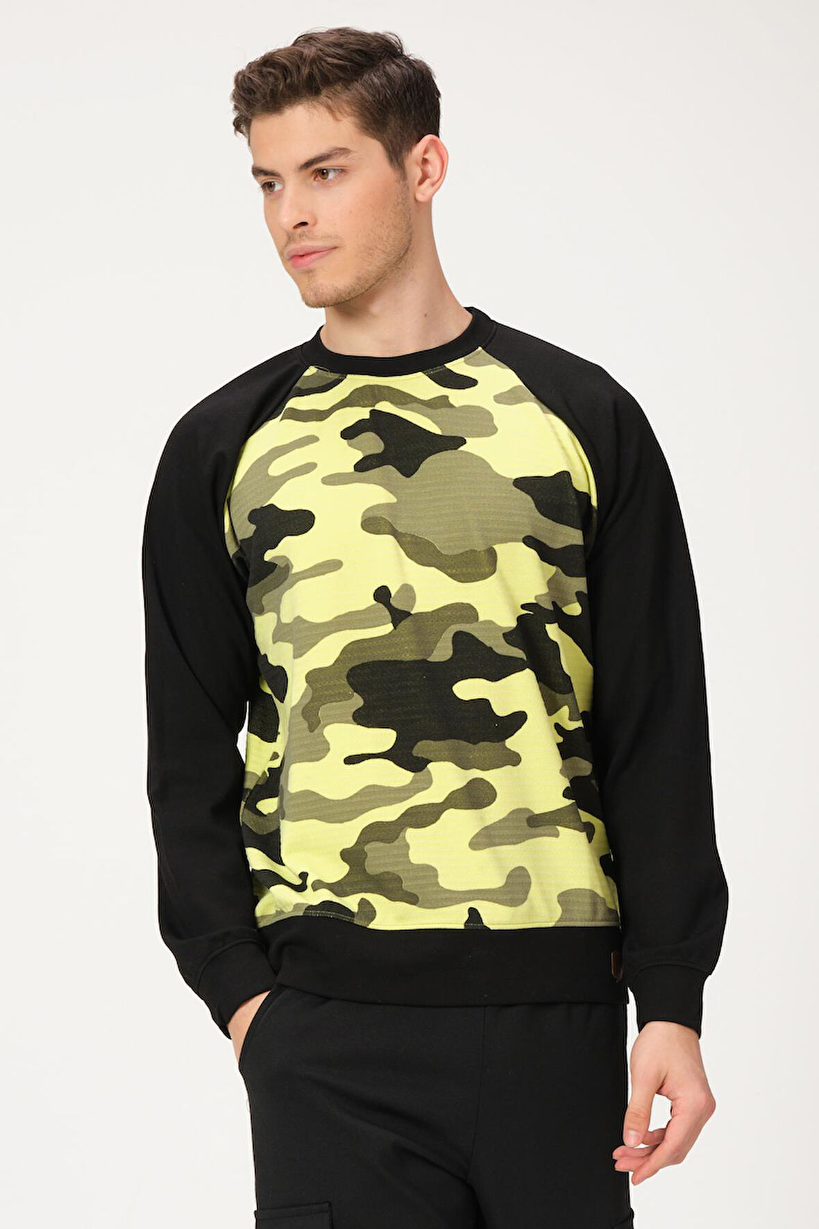 ALEXANDERGARDI KAMUFLAJ DESENLİ SWEATSHİRT (UN-14591)