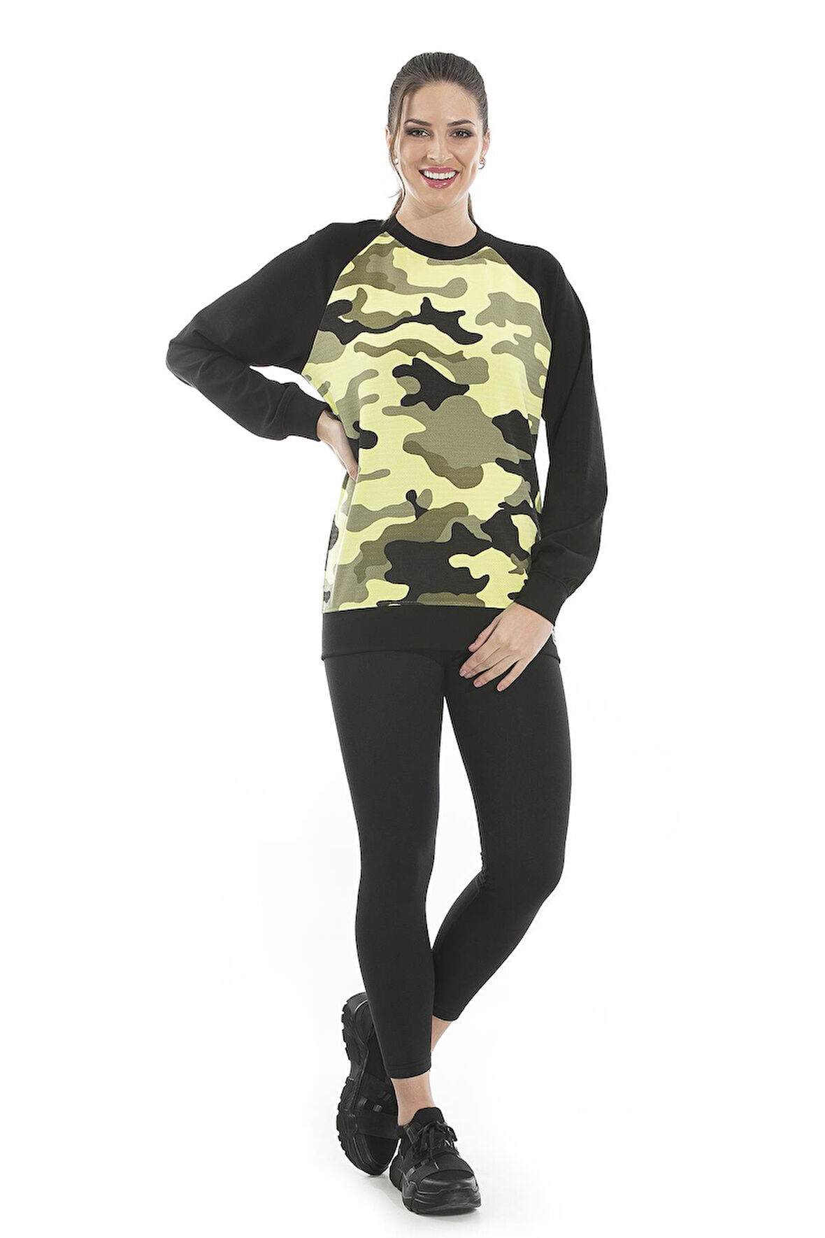 ALEXANDERGARDI KAMUFLAJ DESENLI SWEATSHİRT (UN-14591)