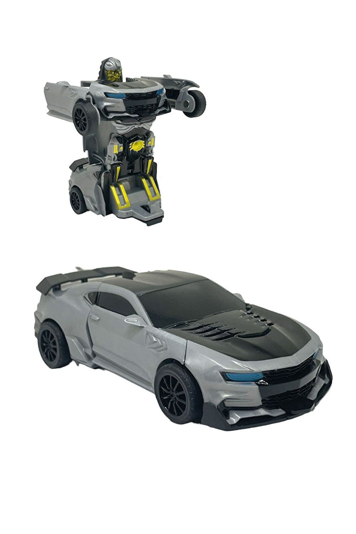 Robota Dönüşen Bumblee  Robota Dönüşen Araba Gri
