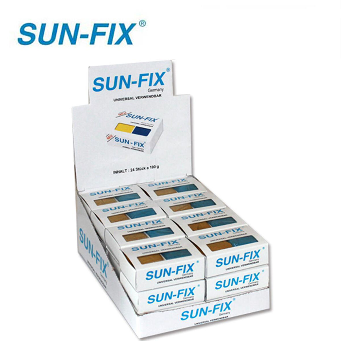 Sun-Fix 100 gr Universal Verwendbar Macun Kaynak Yapıştırıcı 24 Adet 1 Koli Paket