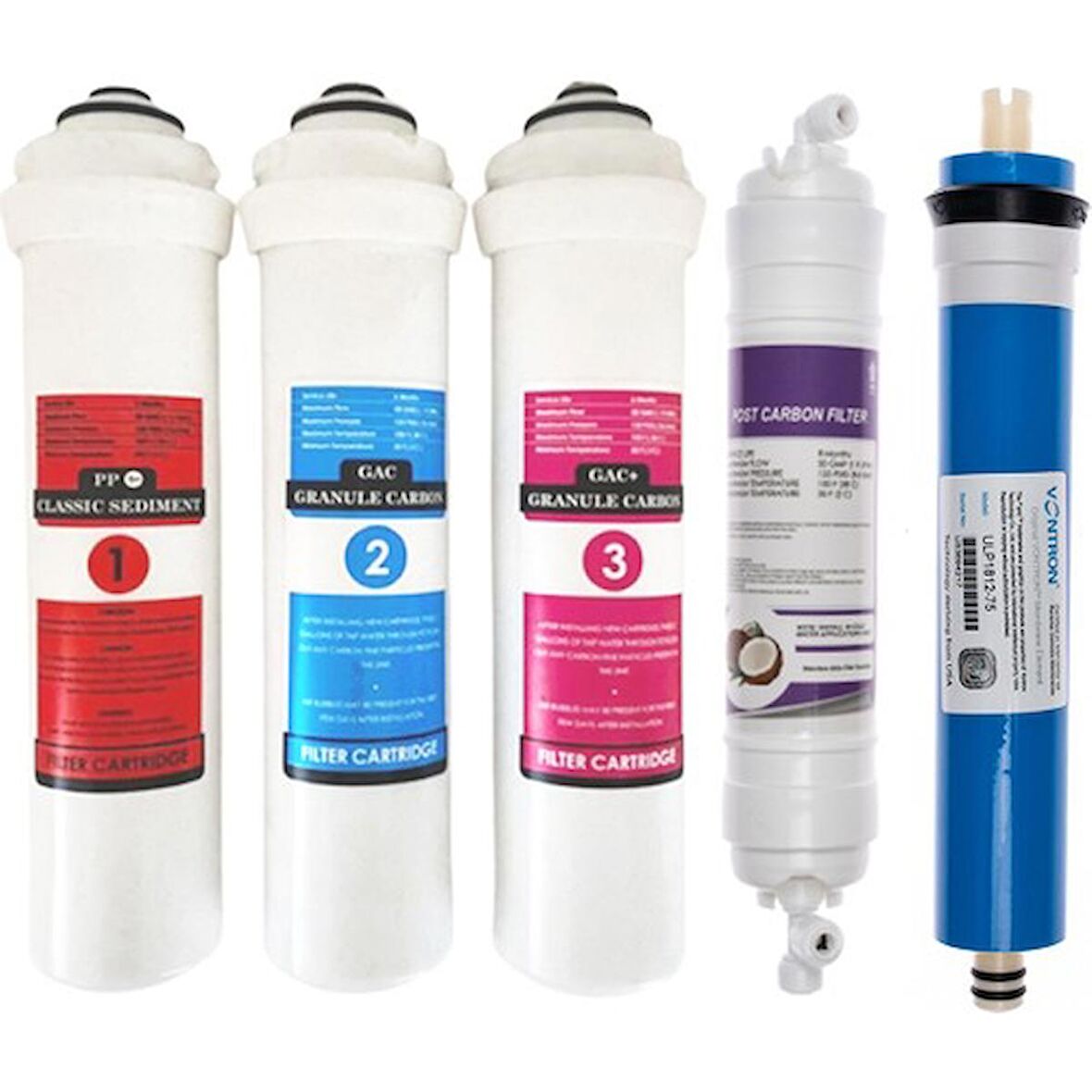 Sulook Ihlas Cebılon Unıque Su Arıtma Cihazı Uyumlu Tam Set (5 Filtre) (Vontron Membranlı)