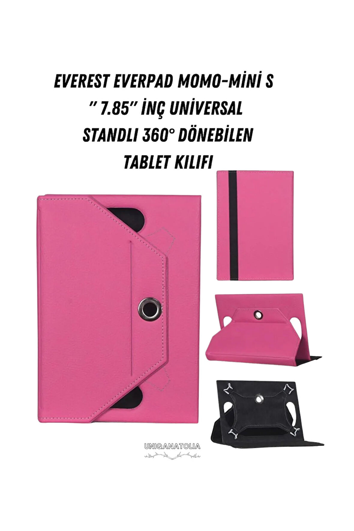 Everest EverPad MOMO-mini S 7.85"  Universal Standlı 360° Dönebilen Tablet Kılıfı