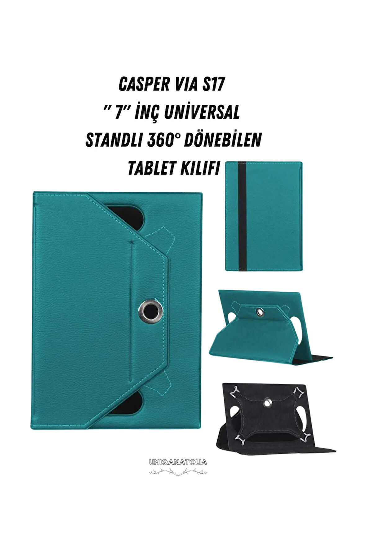 Casper VIA S17  7" Universal Standlı 360° Dönebilen Tablet Kılıfı