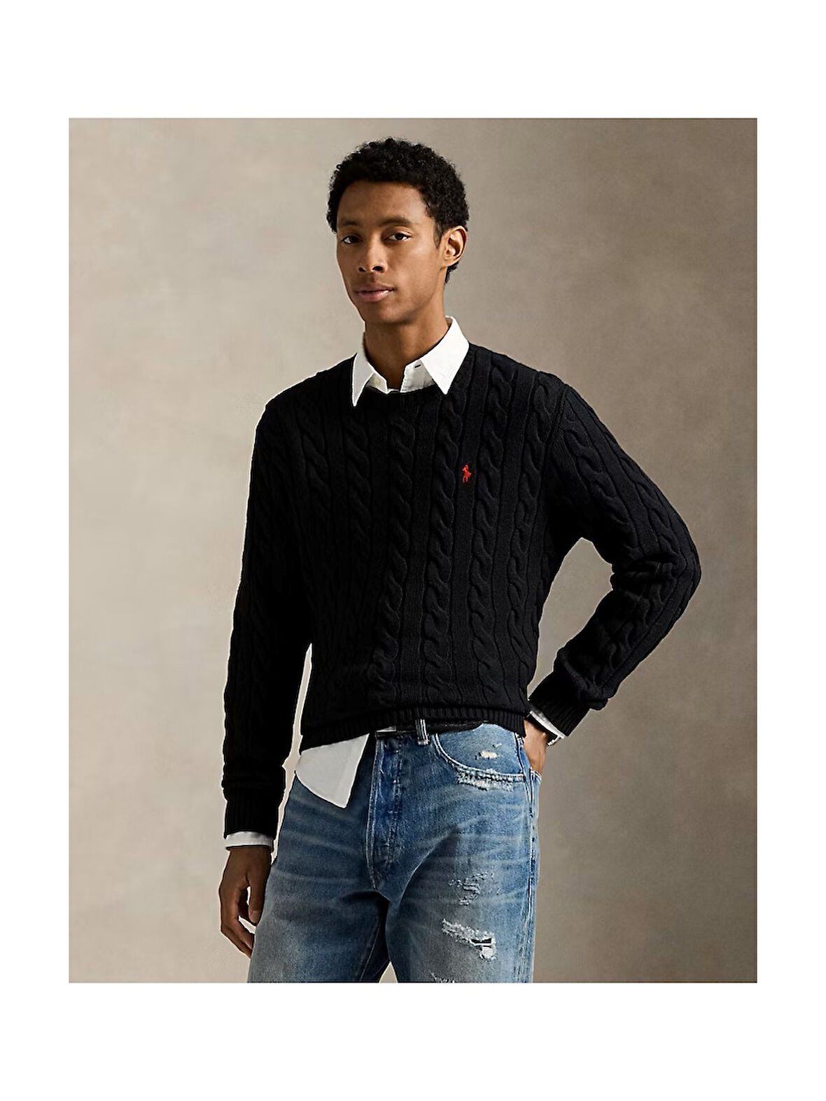 Polo Ralph Lauren Örgülü Triko Kazak