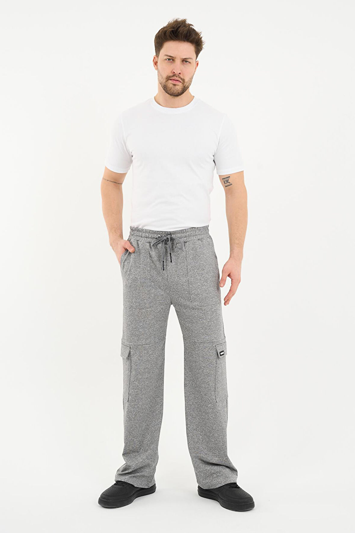 ALEXANDERGARDI Kargo Cepli Paçası Ayarlanabilir Eşofman Altı (UNX-14600)