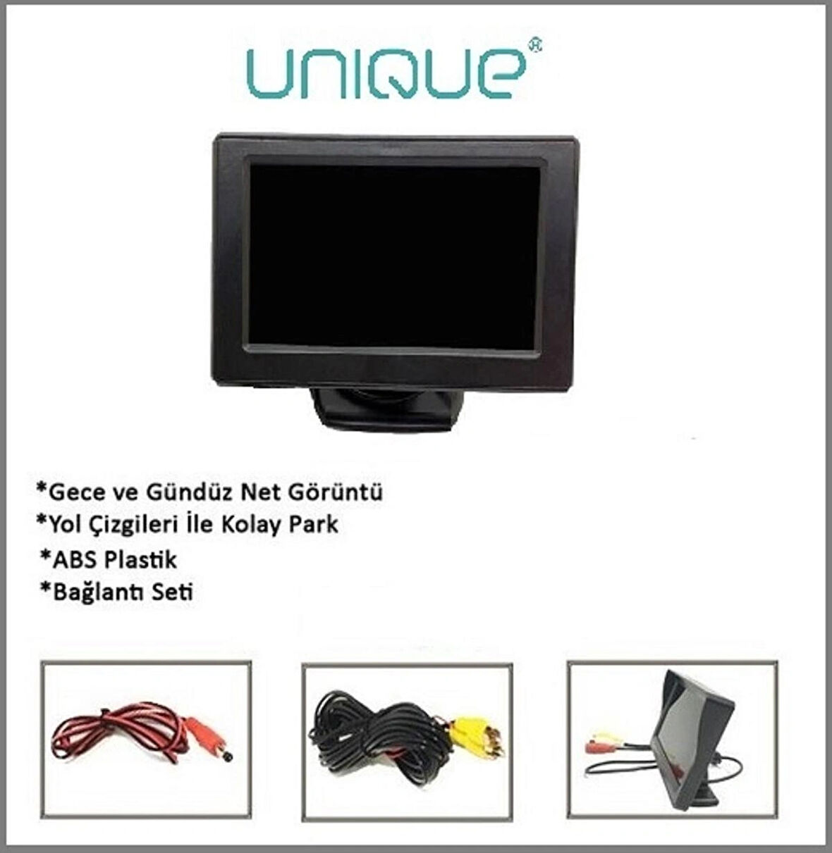 Unique 4.3 İnch Monitör - 4,3 Inç Tft Lcd Monitör