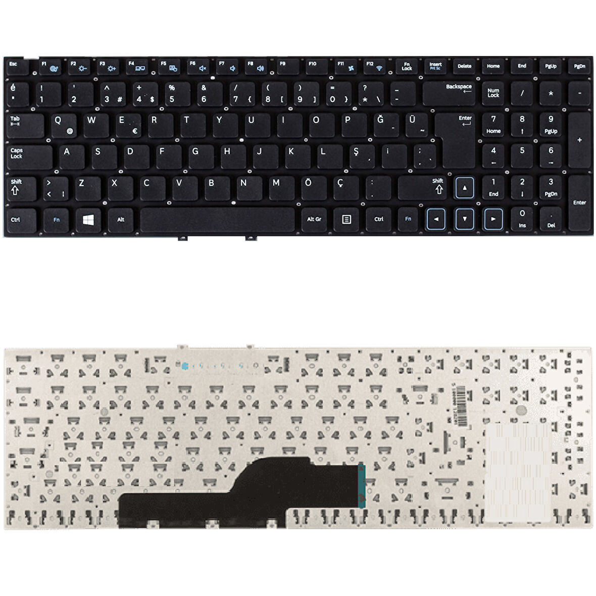 Samsung NP300V5A-S09TR, NP300V5A-S0JTR KUyumlu Klavye Siyah TR