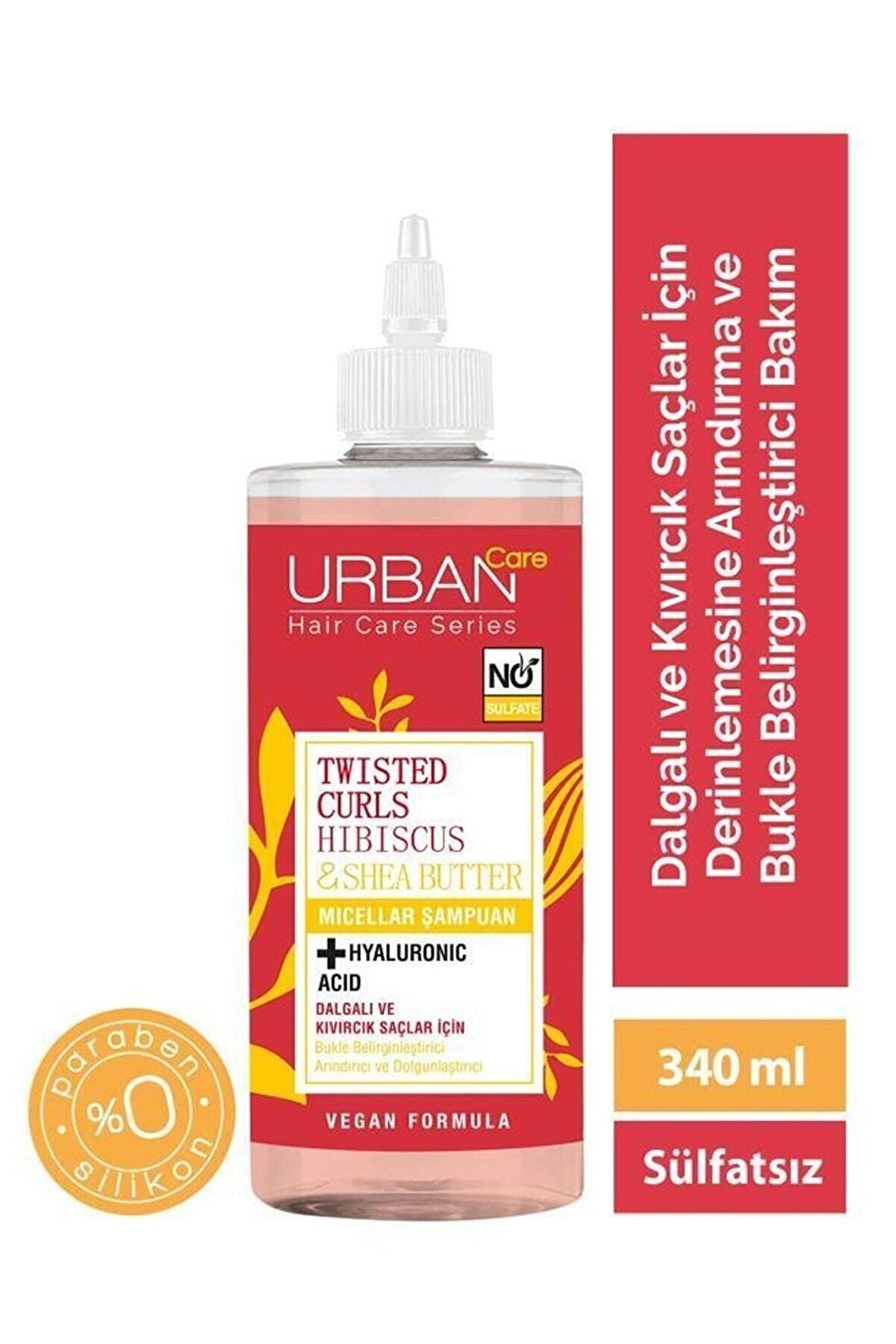 Keyonline Care Mustore Twisted Curls Hibiscus & Shea Butter Micellar Şampuan*