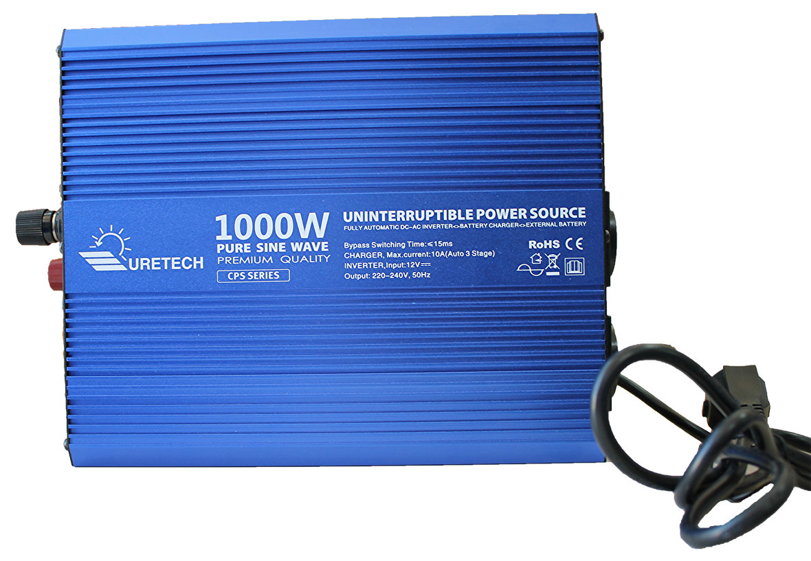URETECH 1000 WATT 12V TAM SİNÜS AKÜ ŞARJLI UPS İNVERTER