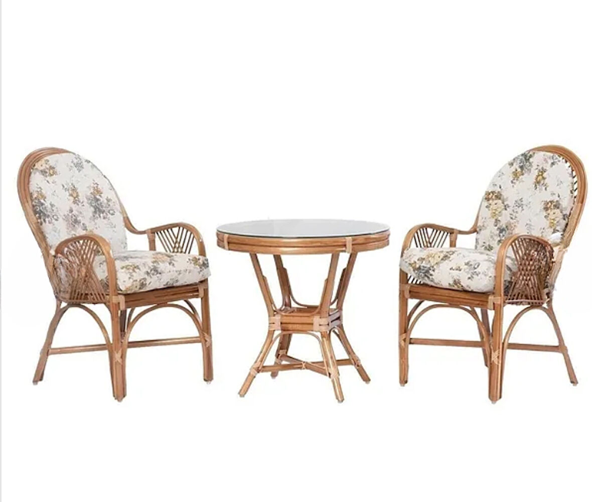 UĞURLU BAMBU MOBİLYA Romano Çay Seti