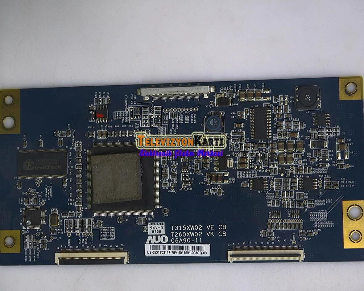 T315XW02 VE CB, T260XW02 VK CB, 06A90-11, 5531T03107, Sony KDL-32T2800, T CON Board, T315XW02