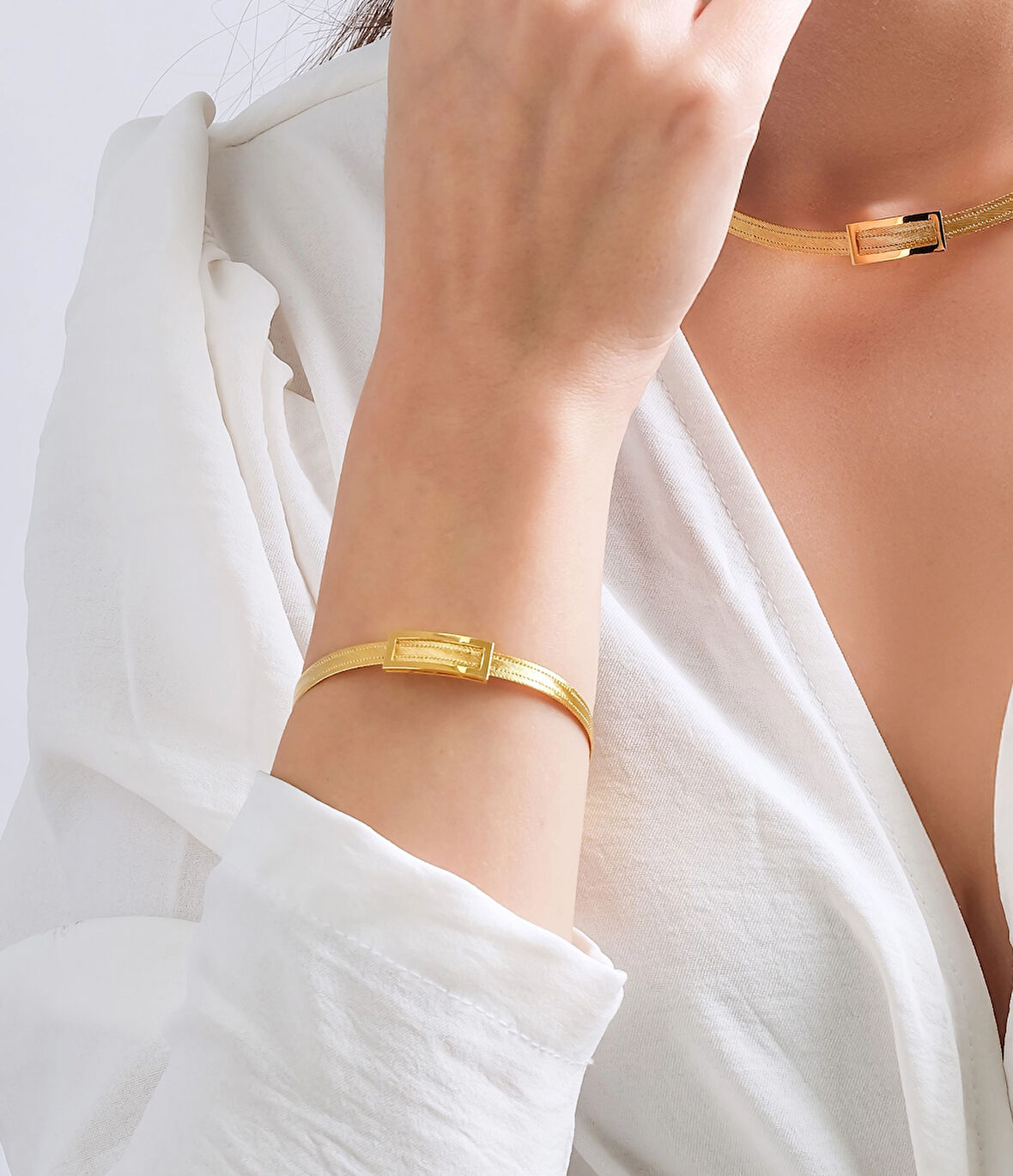 14 Ayar Altın Trabzon Hasır Bileklik