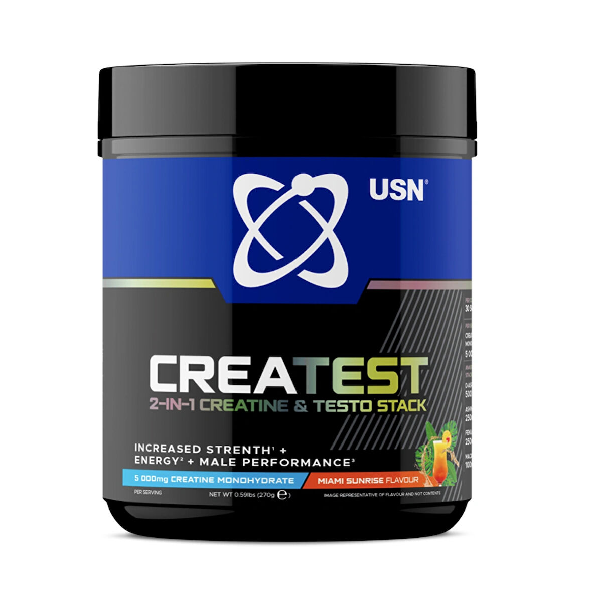 USN Createst Booster Creatine Monohidrat + Daa Aspartic acid 270g
