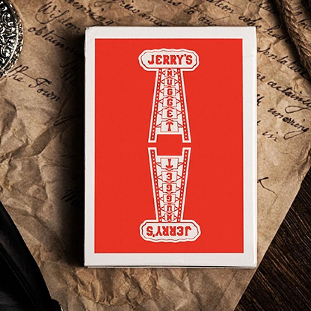 Bicycle Bee Jerry's Nugget (Atomic Red) Marked Monotone Oyun Kağıdı Limited Edition Koleksiyonluk is