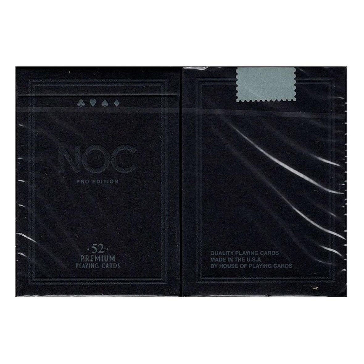 USPCC Bicycle NOC Pro Jet Black Marked Premium Oyun Kağıdı Kartı iskambil Kartları Destesi