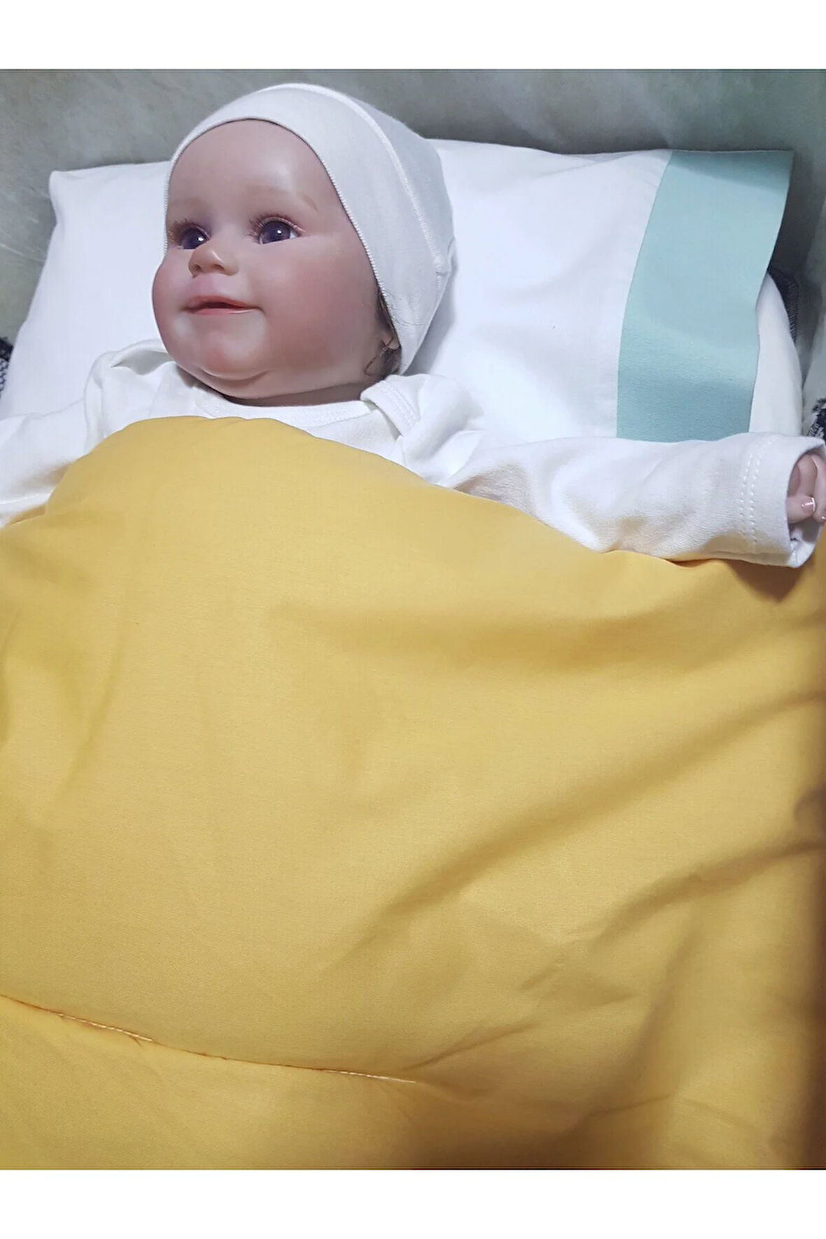 Portatif Beşiklere Uygun 5 Parça Uyku Seti %100 Pamuk Anne Yanı Beşik ve Sepet Beşik İçin