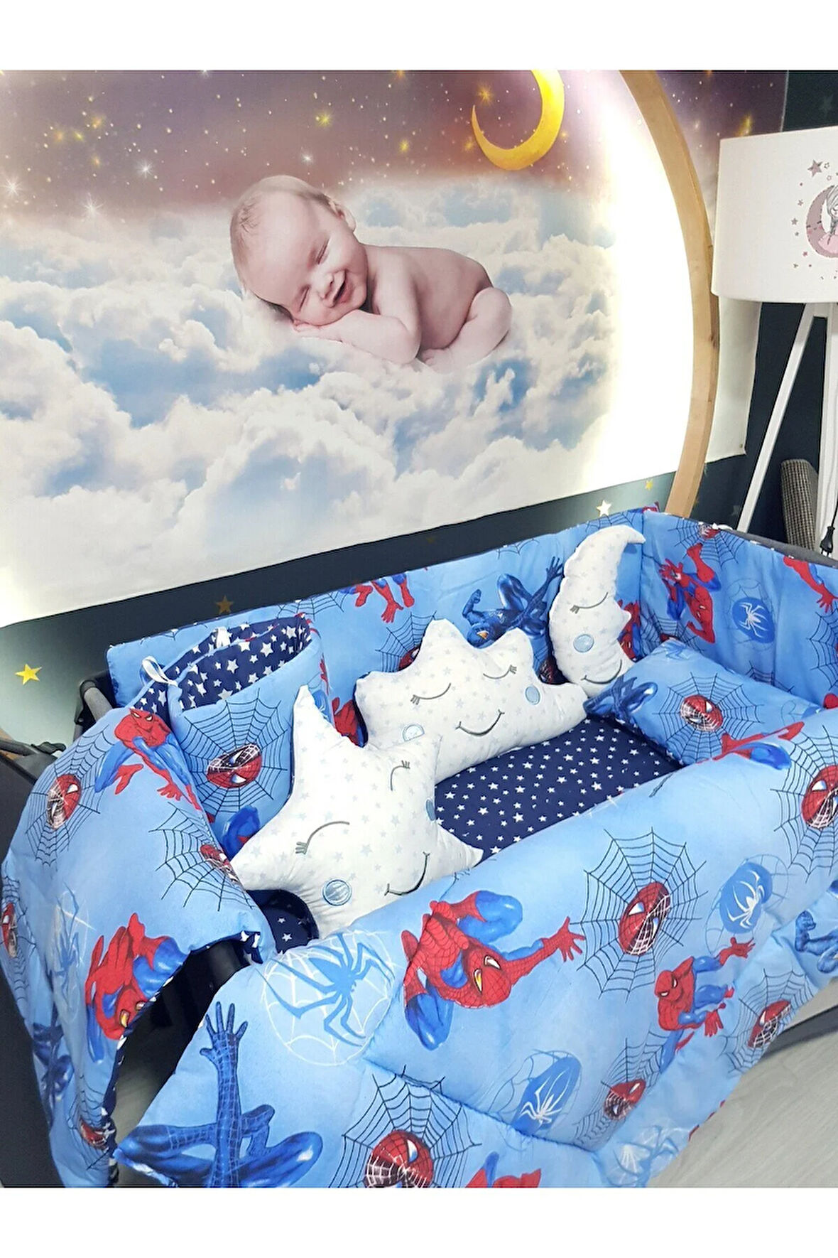 70x120 Bebek Uyku Seti - Cibinliksiz - Örümcek Adam (PARK BEŞİK HARİÇ)
