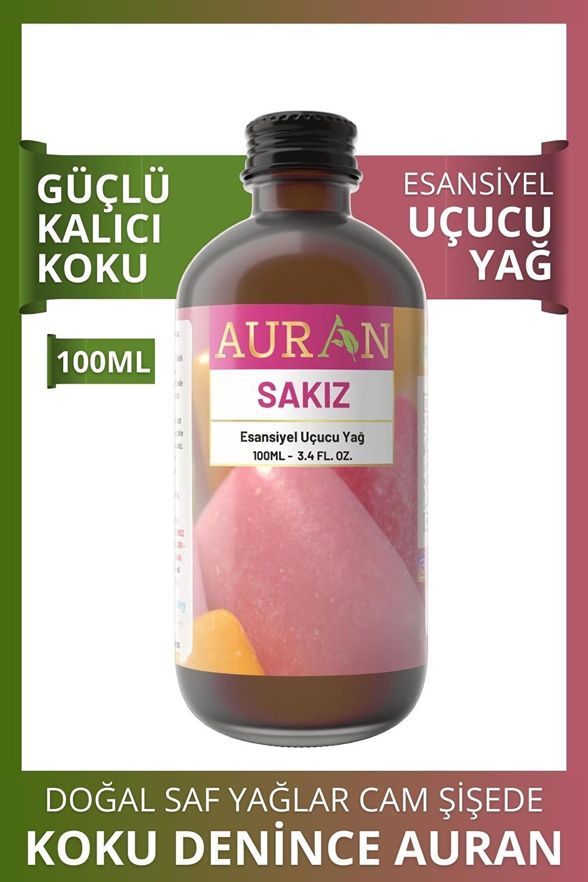 Sakız Saf Esansiyel Uçucu Yağ Buhurdanlık Yağ Difüzör Esansı Aromaterapi Ortam Küre Koku Yağı 100ml