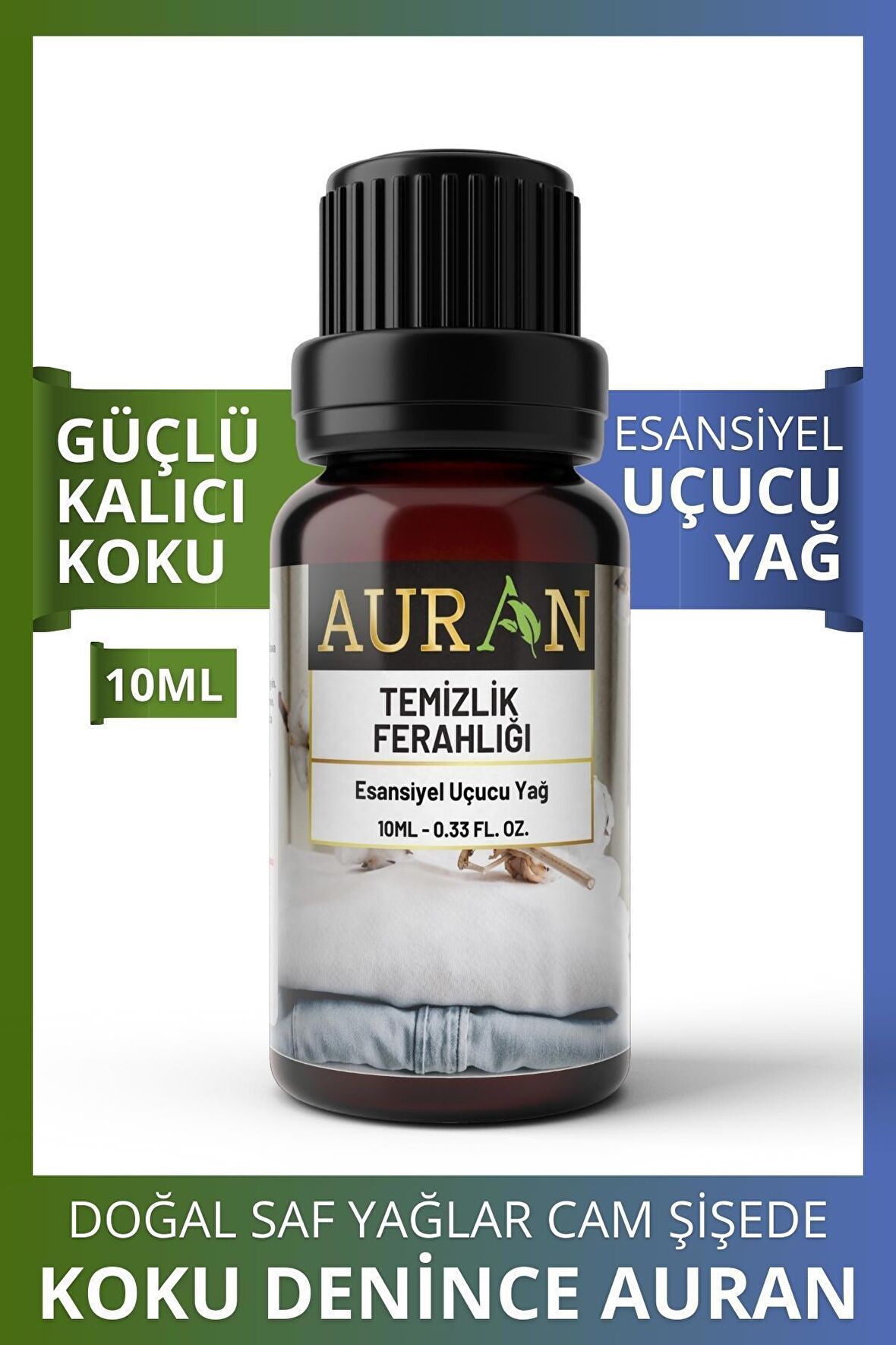 Temizlik Ferahlığı Esansiyel Uçucu Koku Yağı Buhurdanlık Yağı Difüzör Esansı Hobi Esans Ortam 10ml