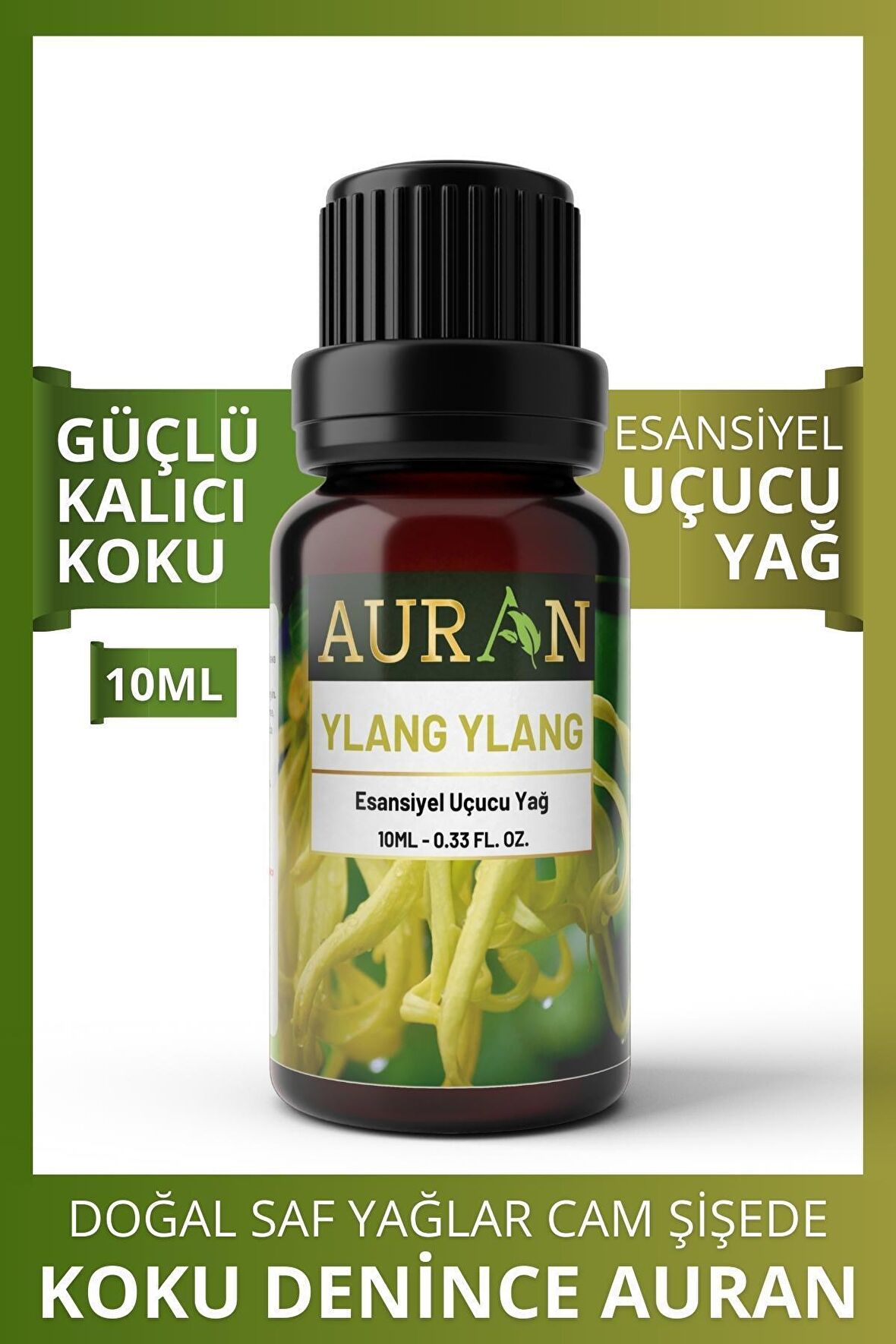 Ylang Ylang Esansiyel Uçucu Koku Yağı Buhurdanlık Yağı Difüzör Esansı Hobi Esans Ortam Oda 10ml