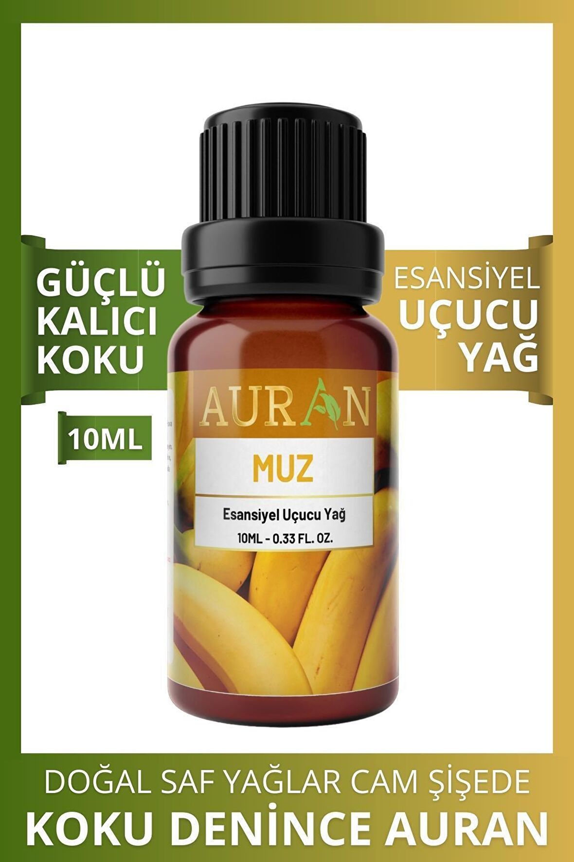 Muz Esansiyel Uçucu Koku Yağı Buhurdanlık Yağı Difüzör Esansı Hobi Esans Ortam Oda Kokusu 10ml