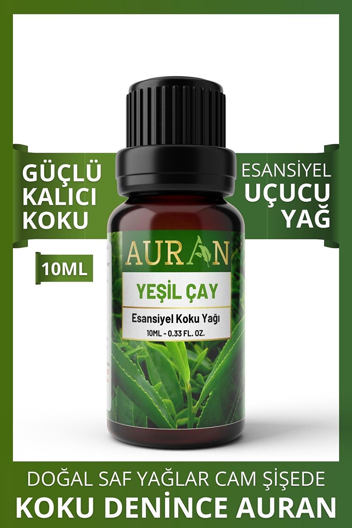 Yeşil Çay Esansiyel Uçucu Koku Yağı Buhurdanlık Yağı Difüzör Esansı Hobi Esans Ortam Oda 10ml