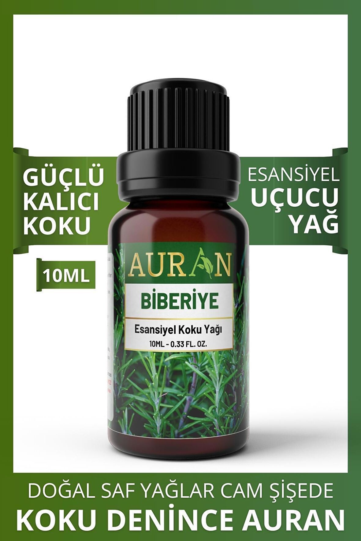 Biberiye Esansiyel Uçucu Koku Yağı Buhurdanlık Yağı Difüzör Esansı Hobi Esans Ortam Oda Kokusu 10ml