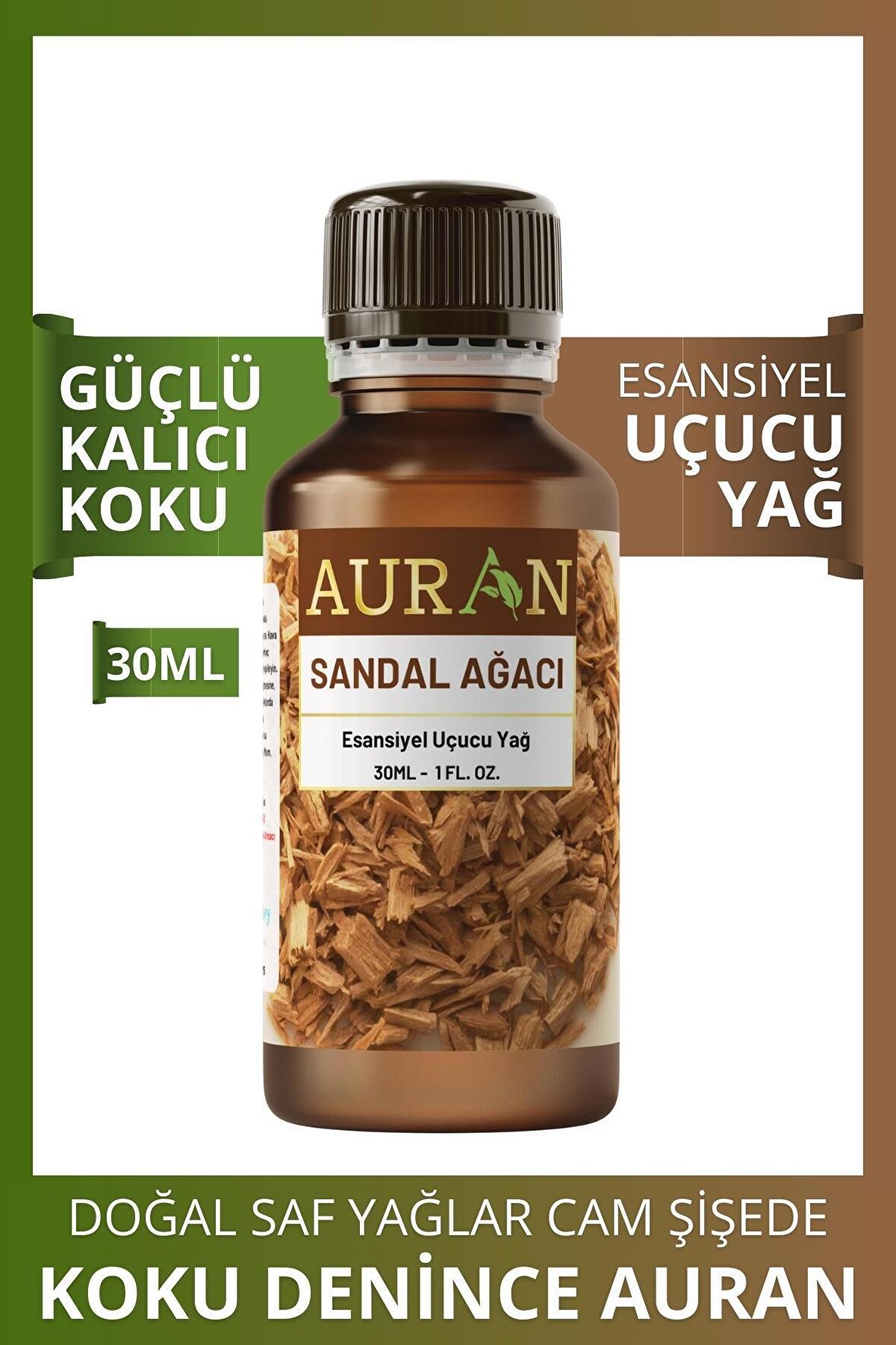 Sandal Ağacı Esansiyel Uçucu Koku Yağı Buhurdanlık Yağı Difüzör Esansı Hobi Esans Ortam Oda 30ml