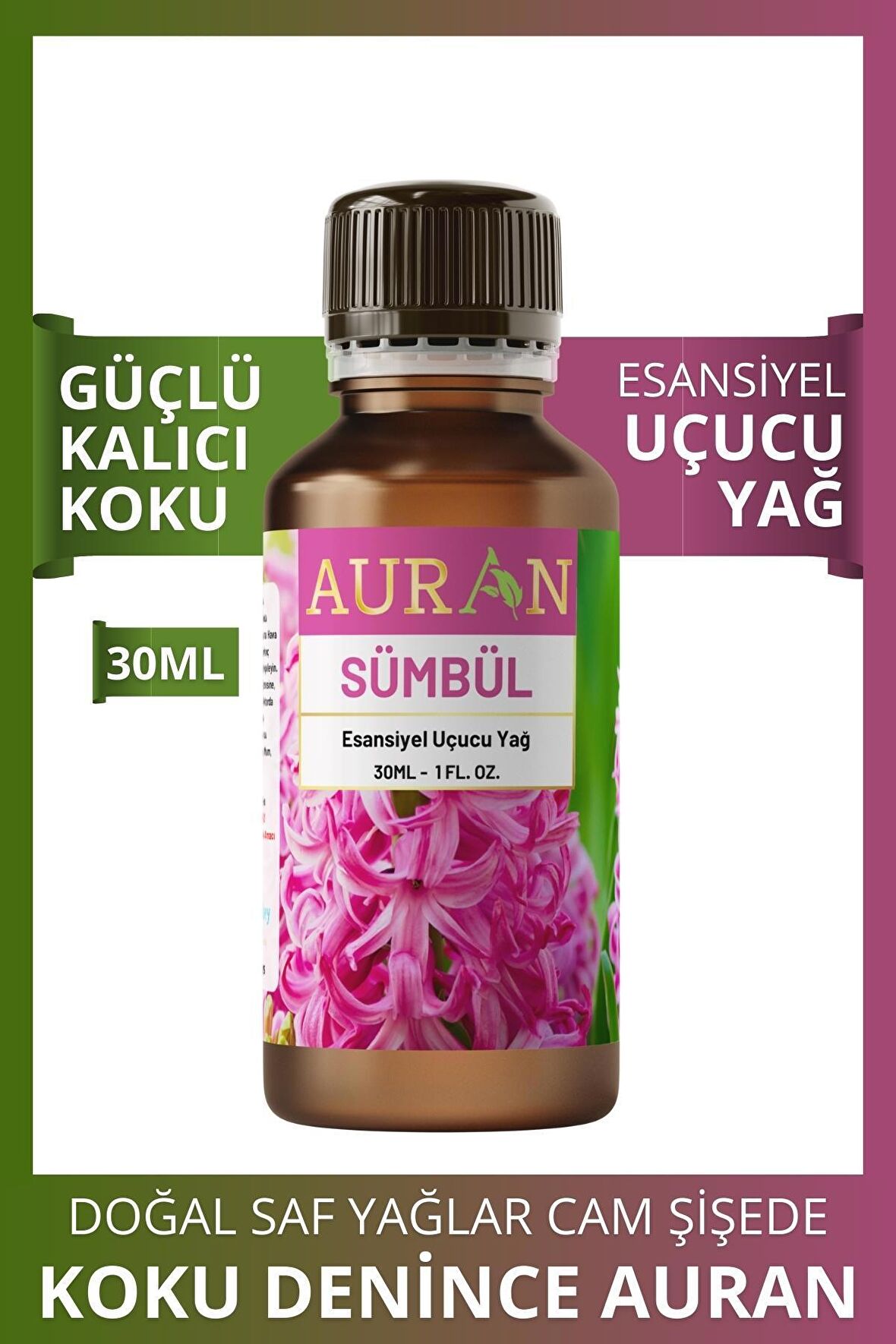 Sümbül Esansiyel Uçucu Koku Yağı Buhurdanlık Yağı Difüzör Esansı Hobi Esans Ortam Oda Kokusu 30ml