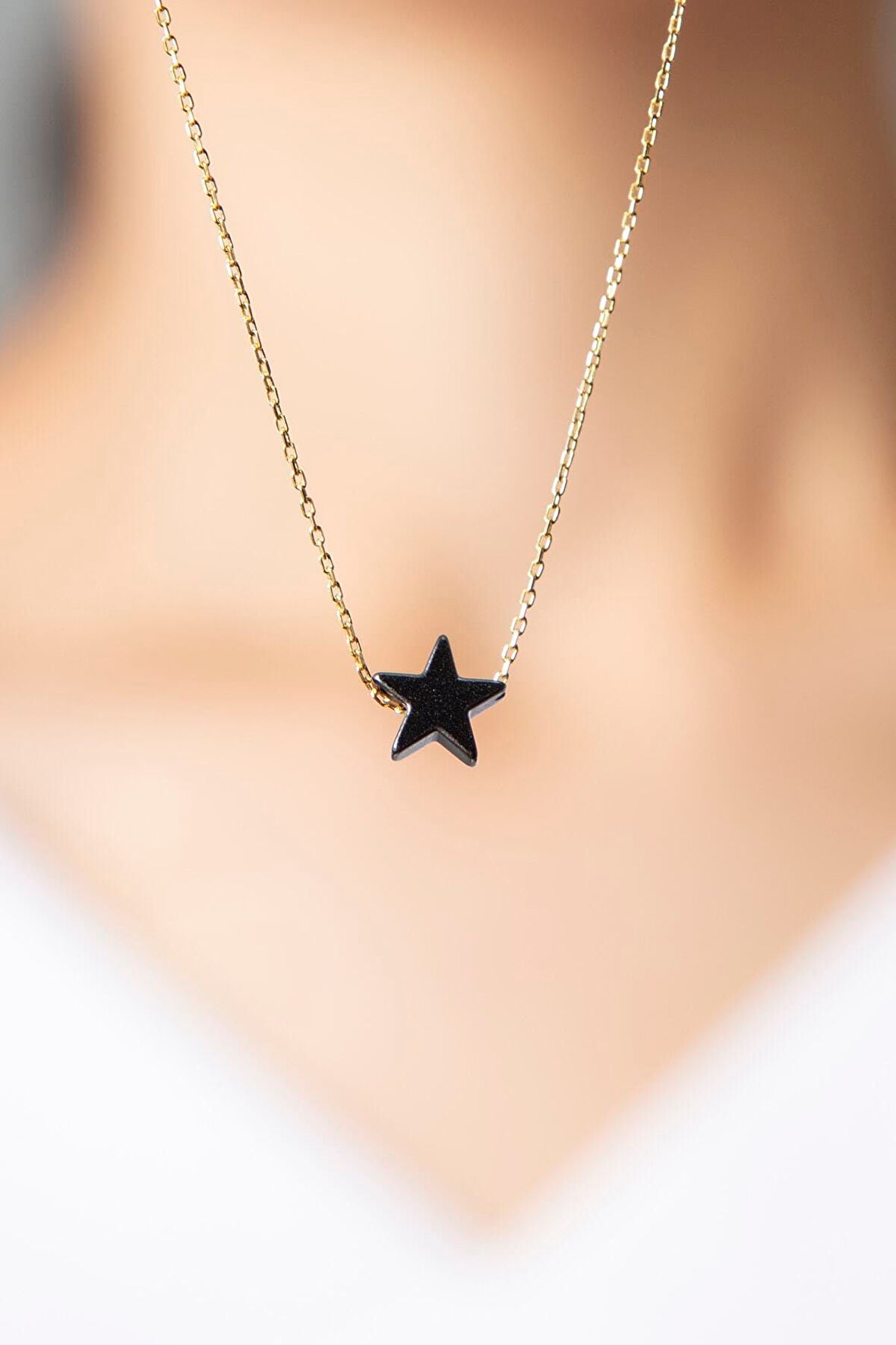 925 Ayar Yıldız Gümüş Kolye