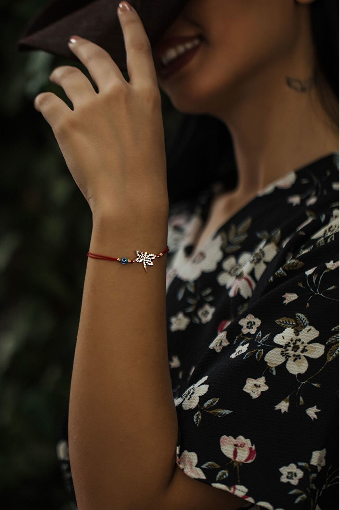 925 Ayar Nazar Boncuklu Gümüş Yusufçuk Bileklik