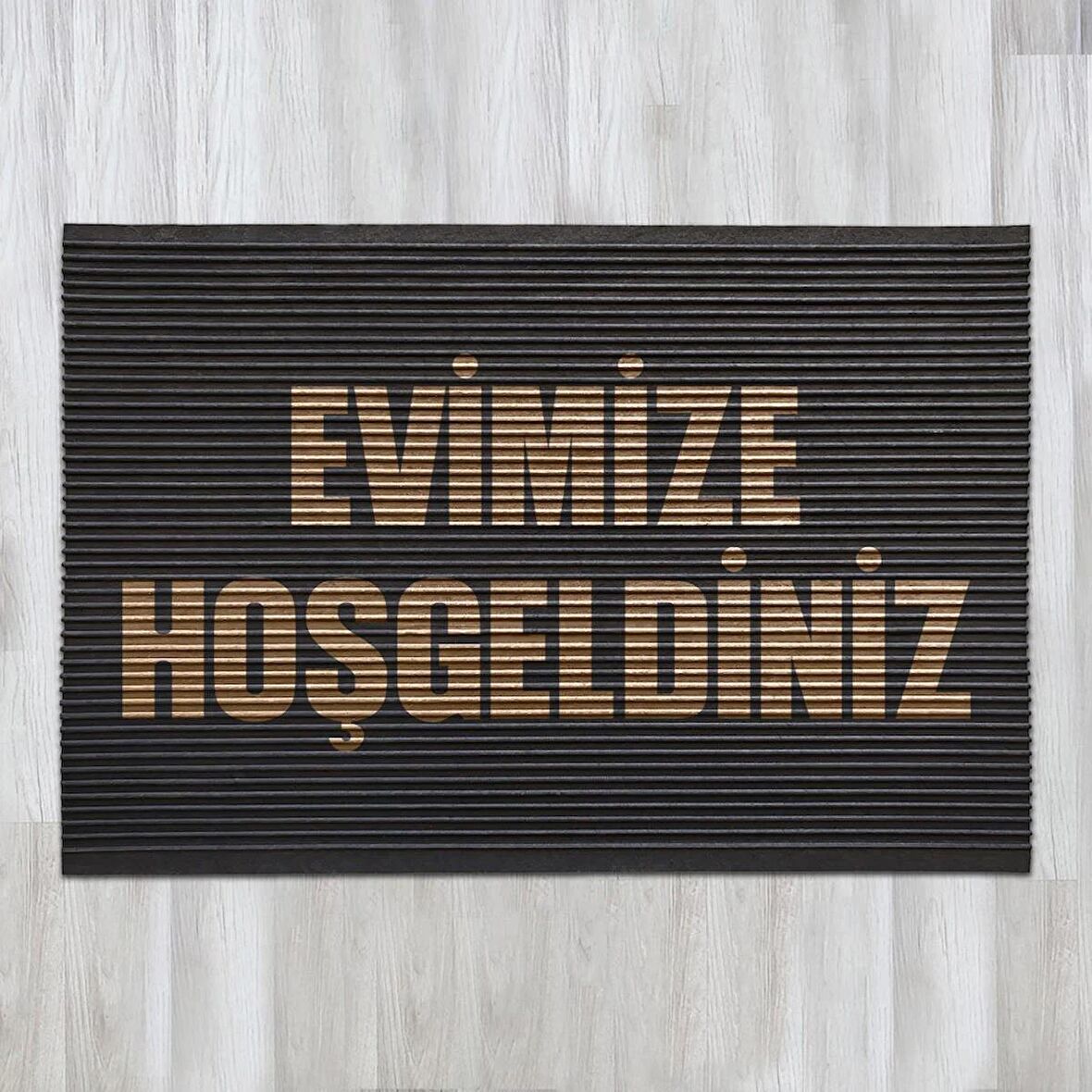 Evaşk Kapı Önü Paspası Vinil Kaymaz Tabanlı 40x60