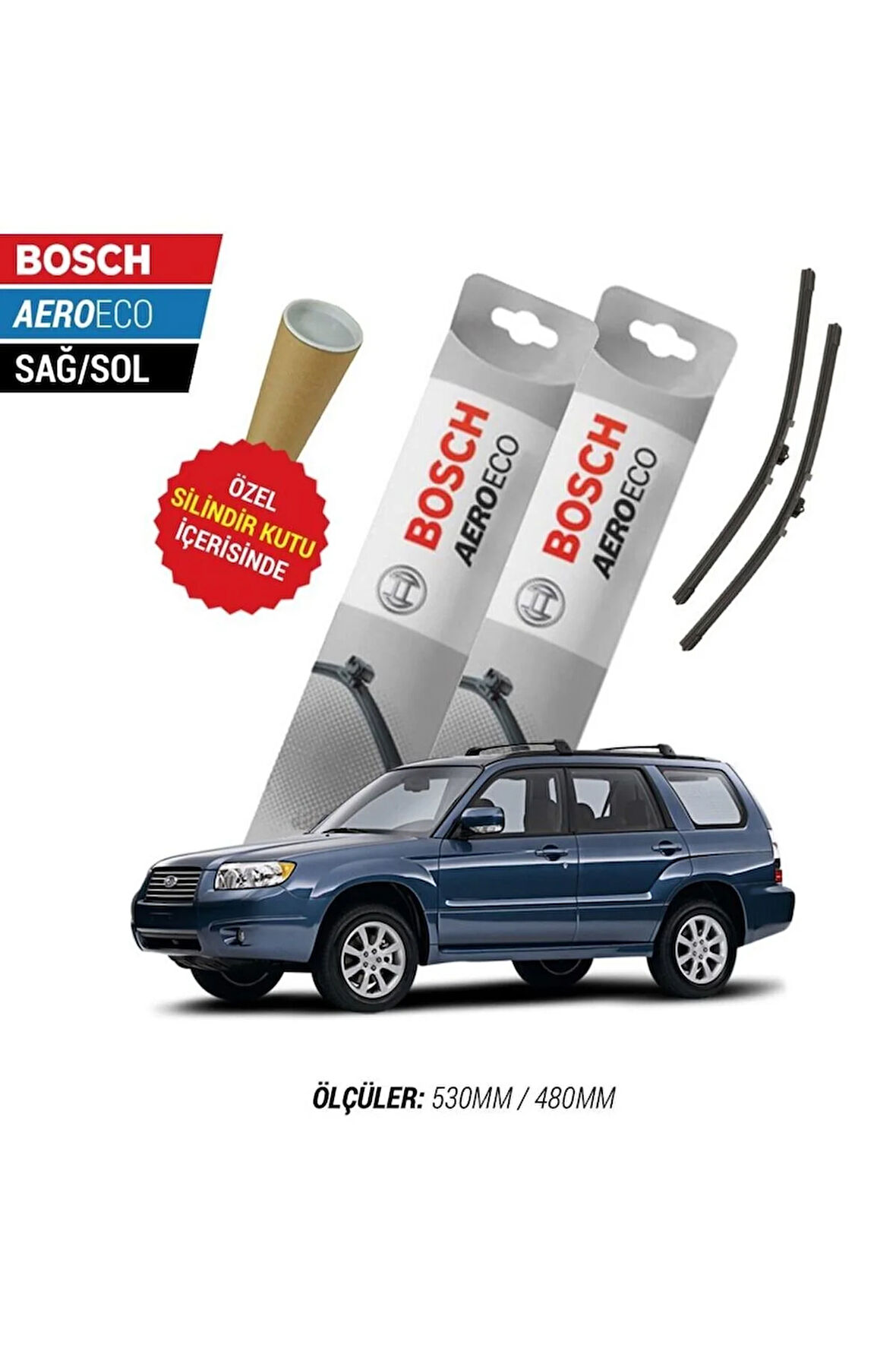 SUBARU FORESTER 2006 SİLECEK TAKIMI BOSCH AERO-ECO SERİSİ