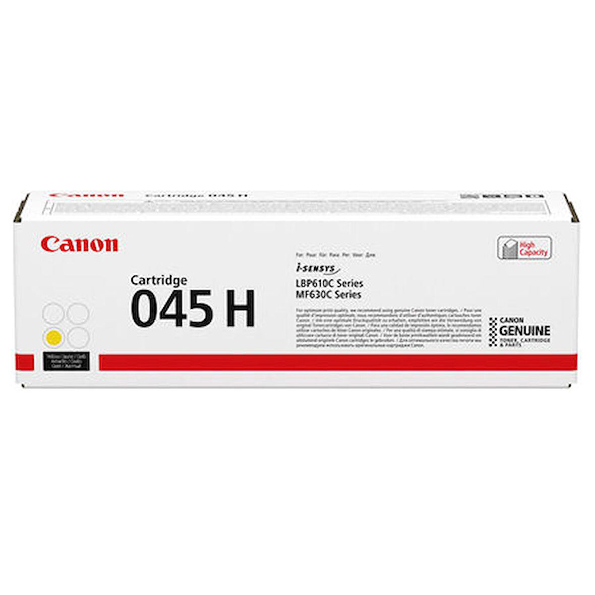 Canon İ-Sensys LBP-611cn / CRG-045H Orjinal Sarı Toner 2.300 Sayfa