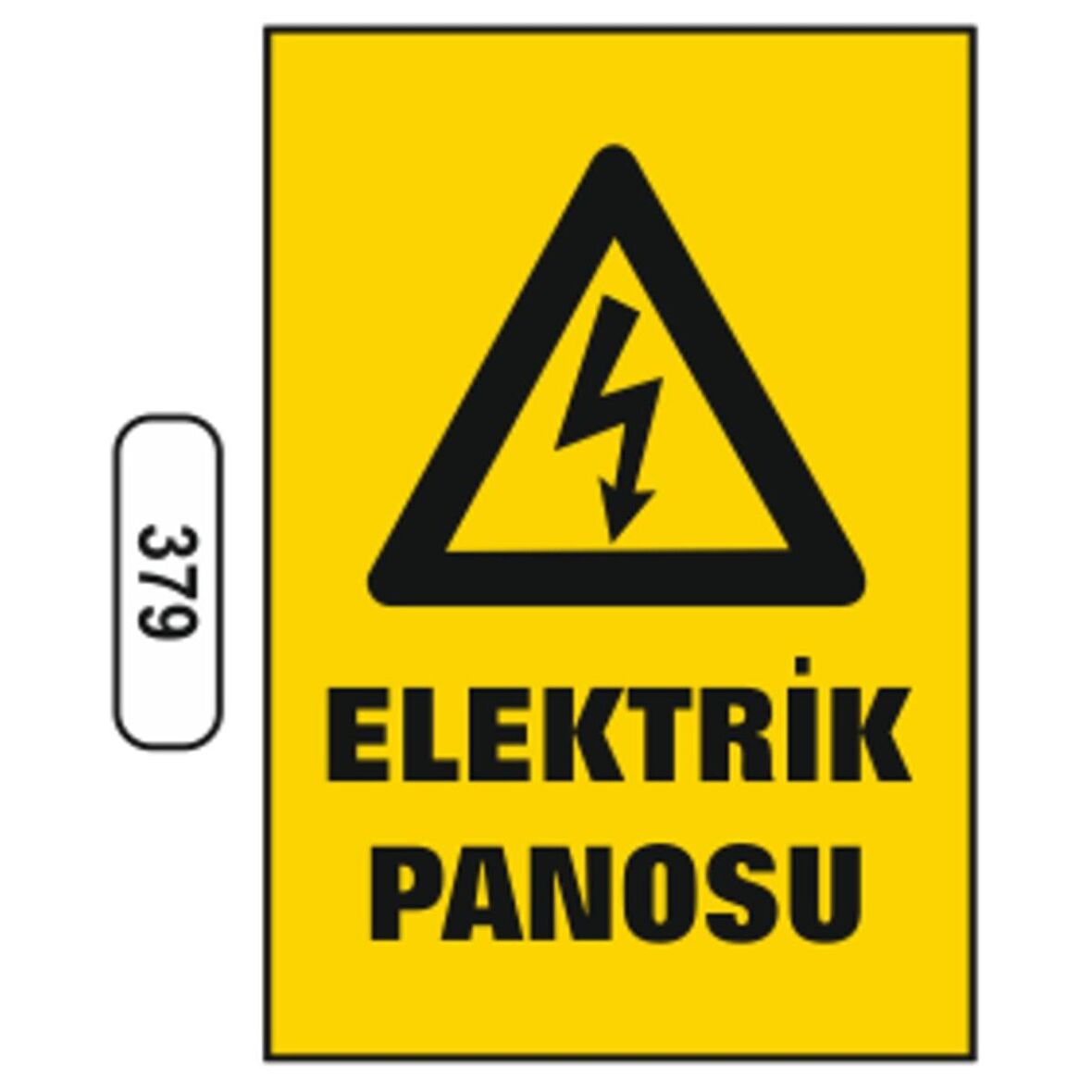 Elektrik Panosu Uyarı Levhası