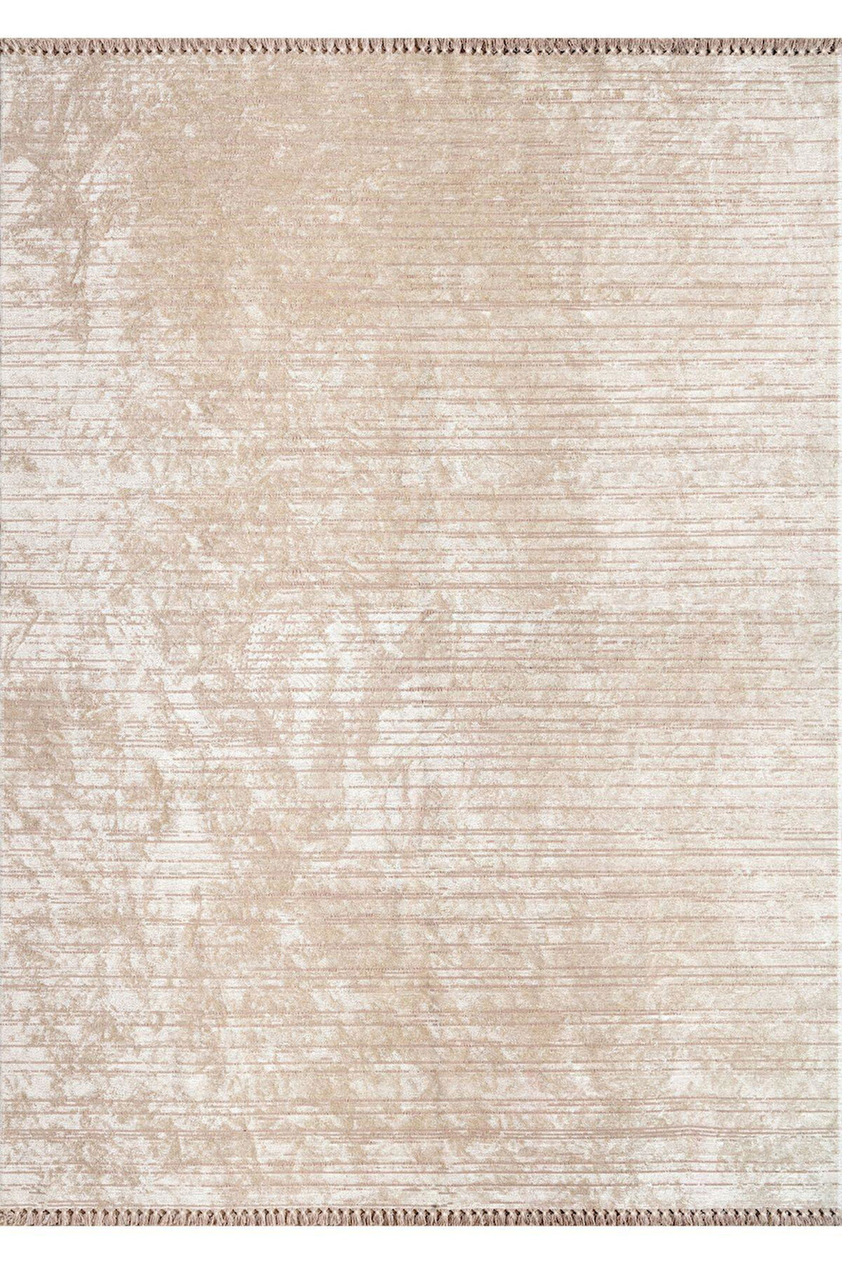 Pierre Cardin Azur UZ03D Bej Krem Pamuk Akrilik Yumuşak Dokulu Modern Kilim Halı
