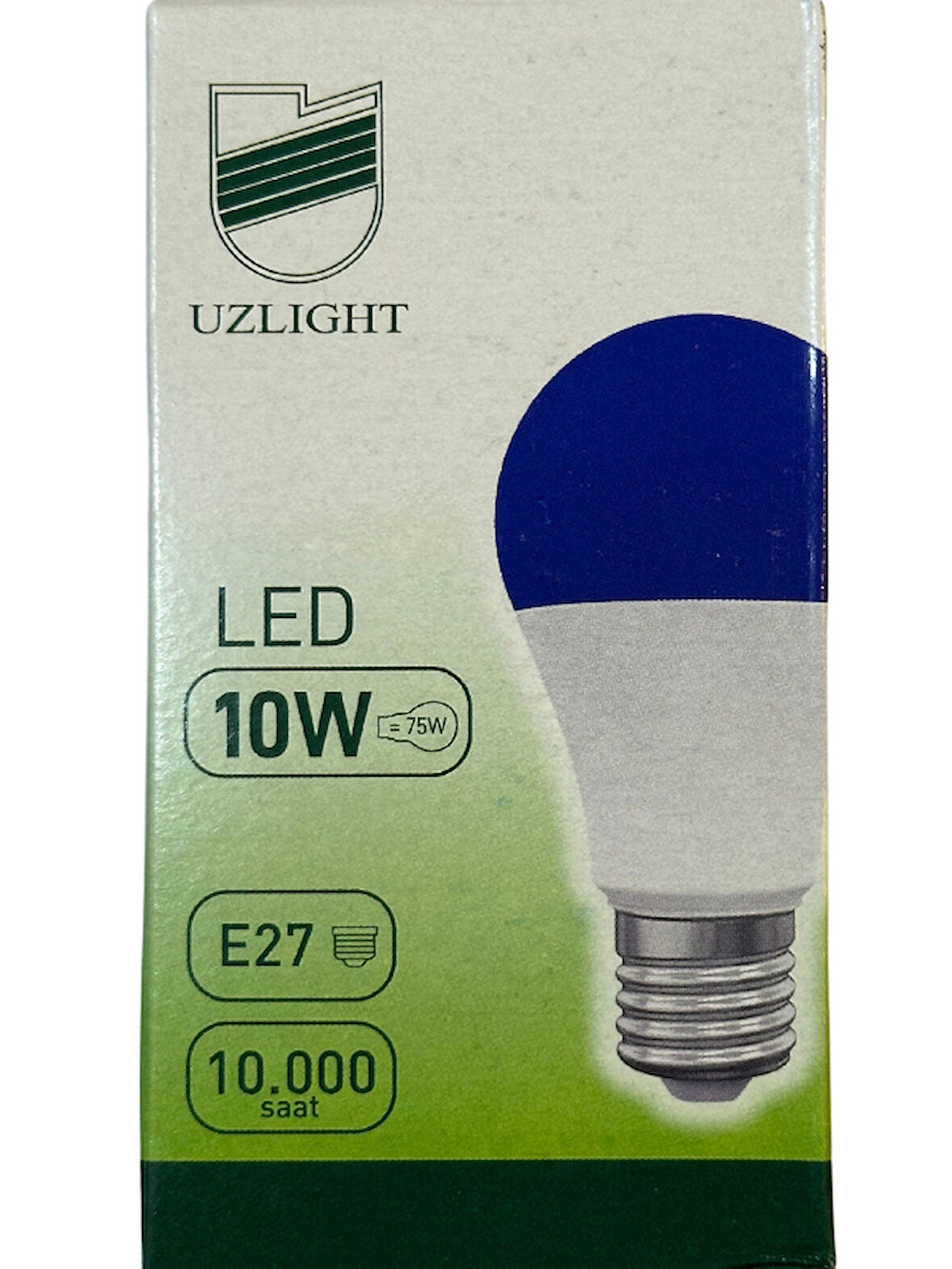 Uzlight 10W(75W) 11000K (Mavi Işık) E27 Duylu Led Ampul