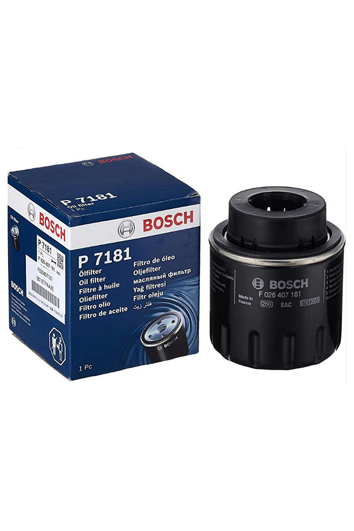 Audi A3 1.4 TFSI Yağ Filtresi 2010-2011 Bosch