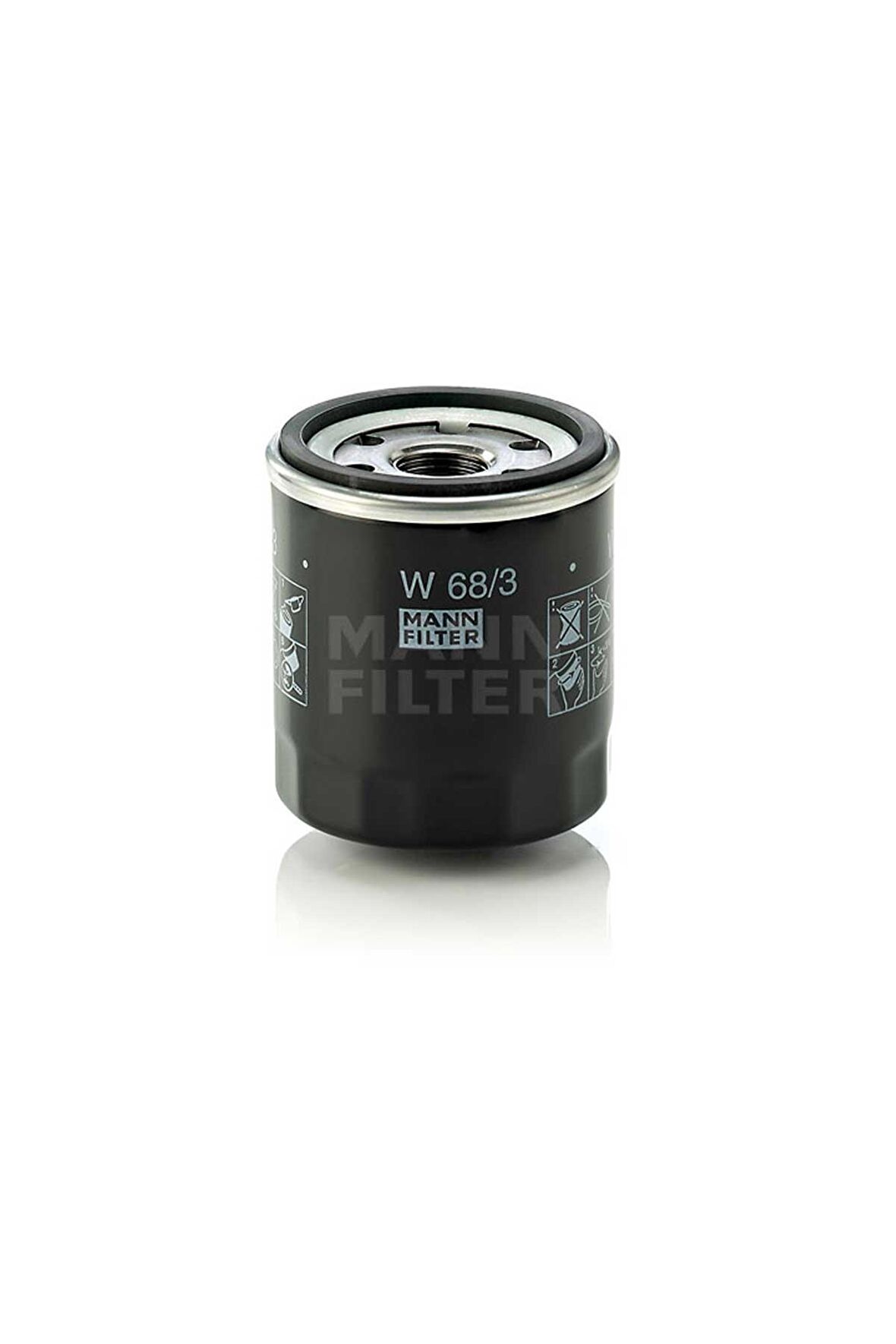 Mann Filter W68/3 Yağ Filtresi 9008091058