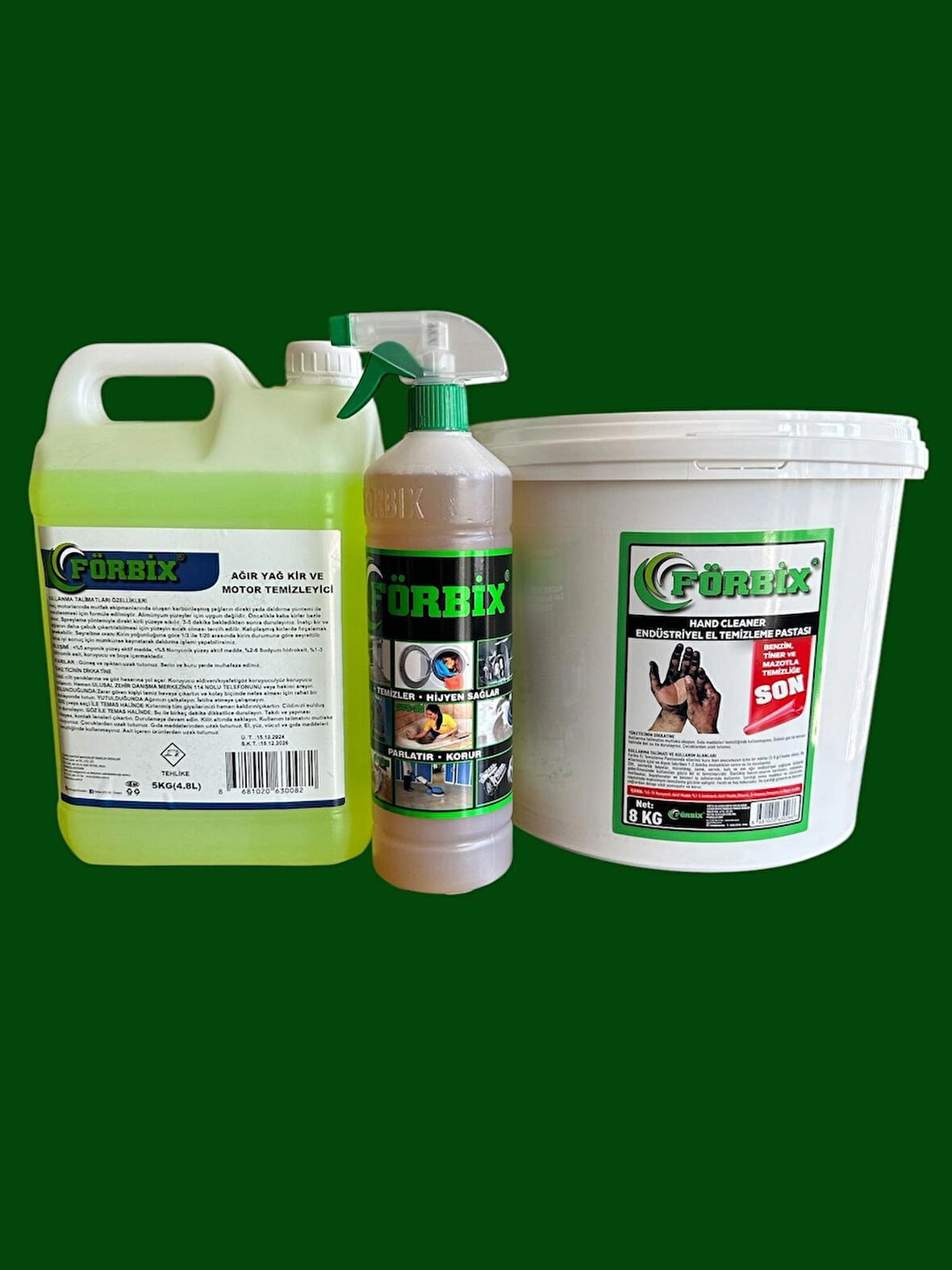 FORBİX ENDÜSTRİYEL TEMİZLİK SETİ 