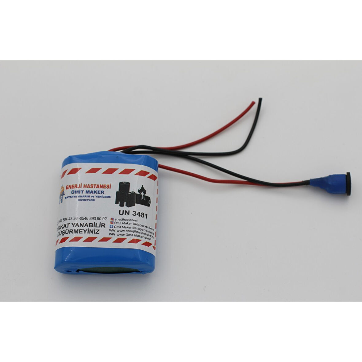 Ümit Maker 12.6V 5 Ah Lityum Batarya (Şarj Aleti Hediyedir.)