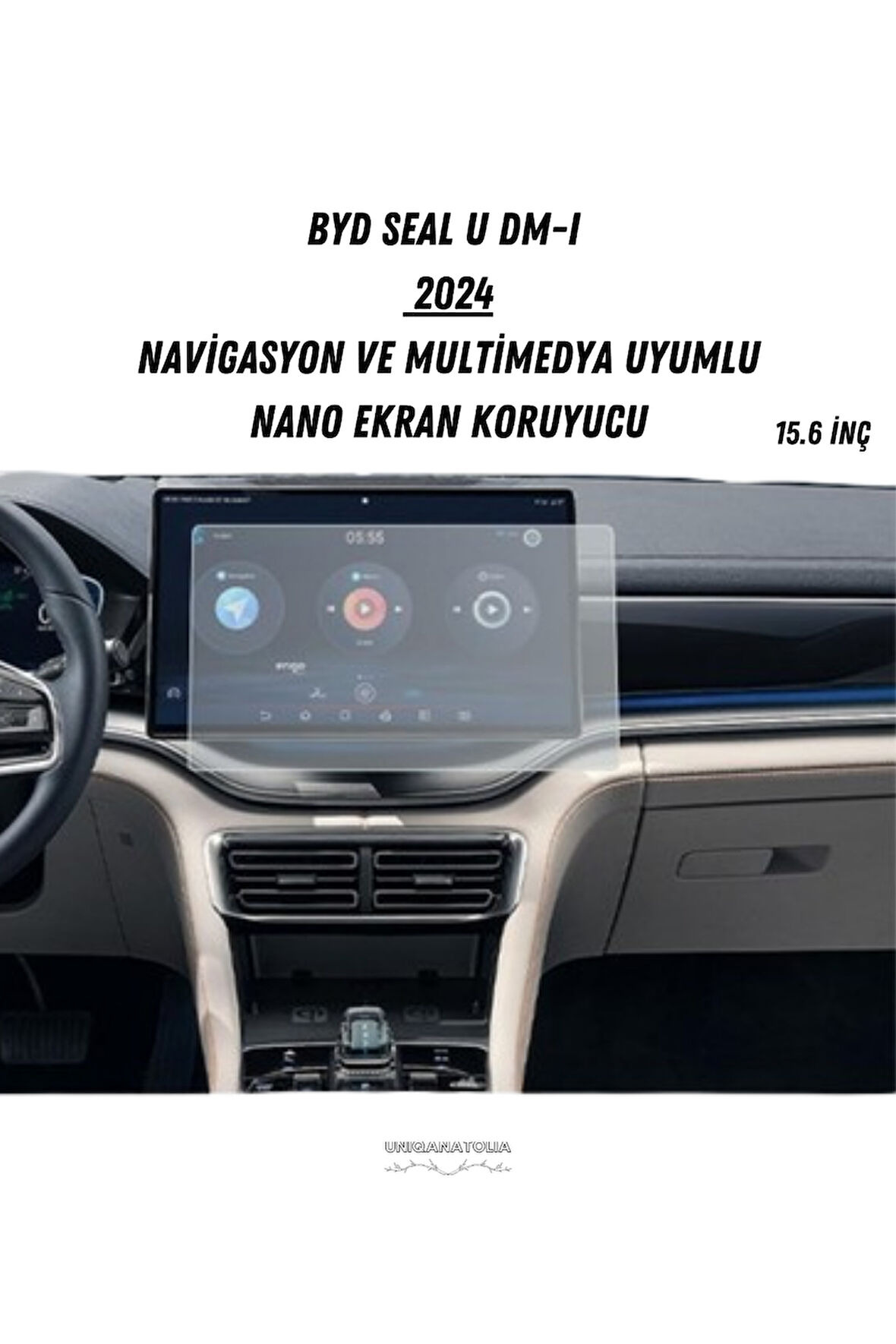 BYD SEAL U DM-İ 2024 Navigasyon ve Multimedya Uyumlu Nano Ekran Koruyucu