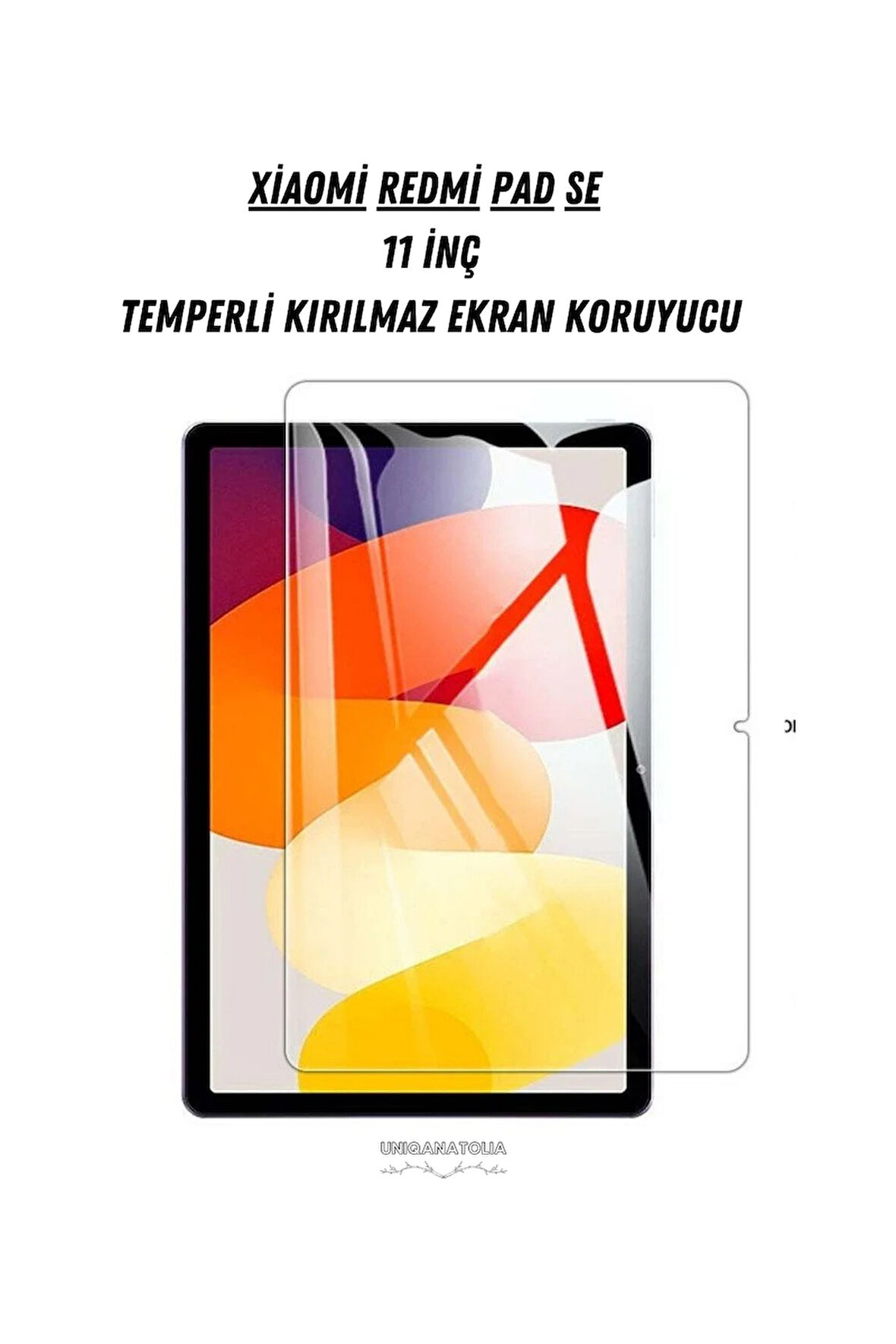 Xiomi Redmi Pad Se Temperli Kırılmaz Ekran koruyucu