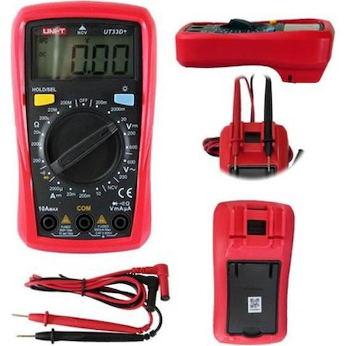 Unit 33D+ 600 volt el tipi multimetre