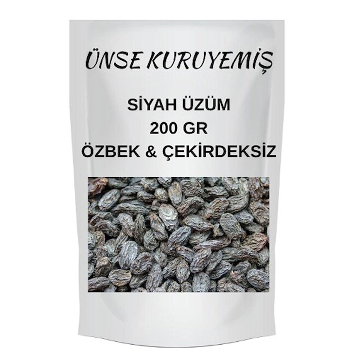 Siyah Üzüm 200 Gr ( Çekirdeksiz & Özbek )