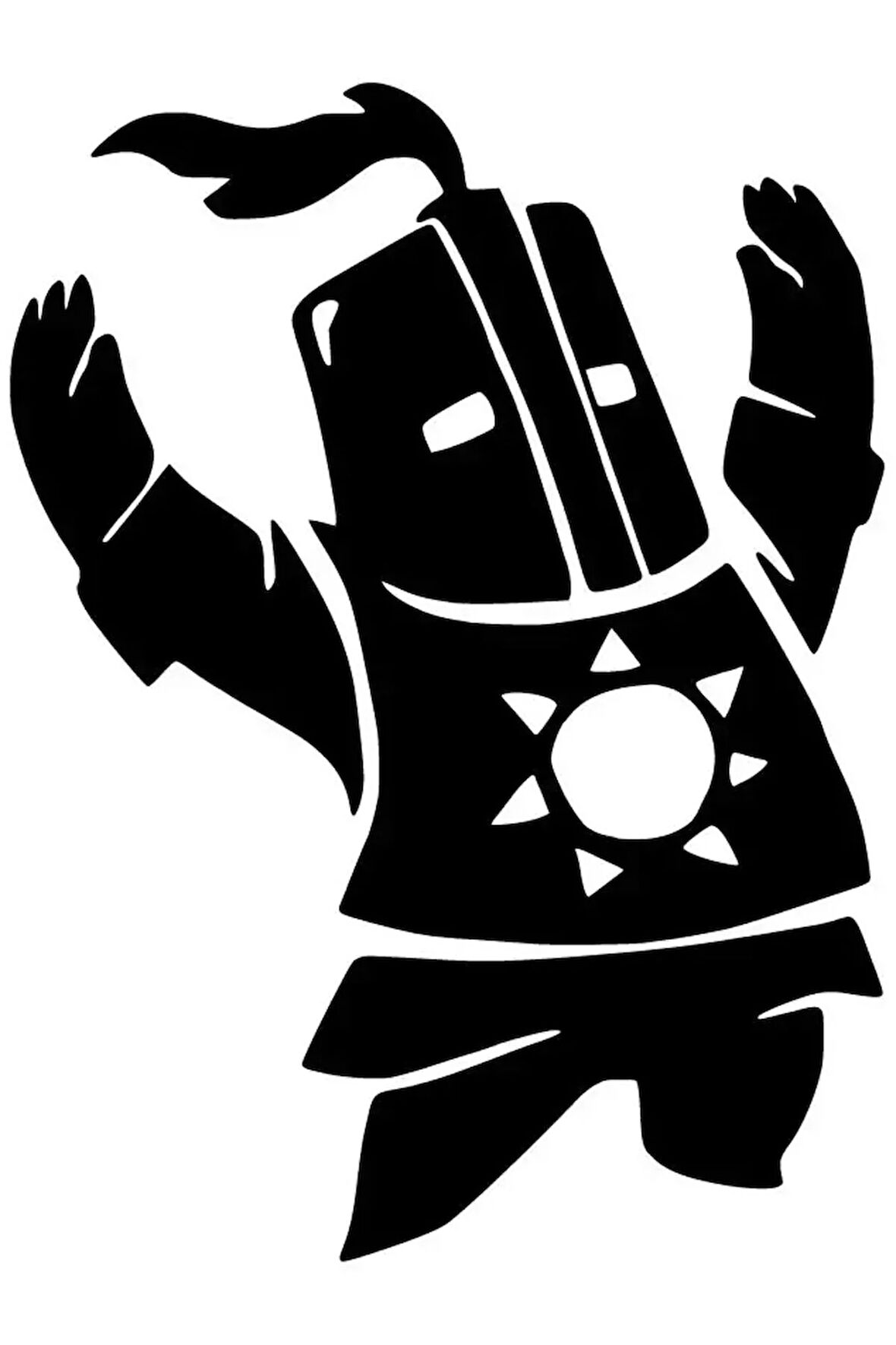 Darksouls - Araç, Oto, Laptop, Duvar Uyumlu Sticker 10*13 Cm