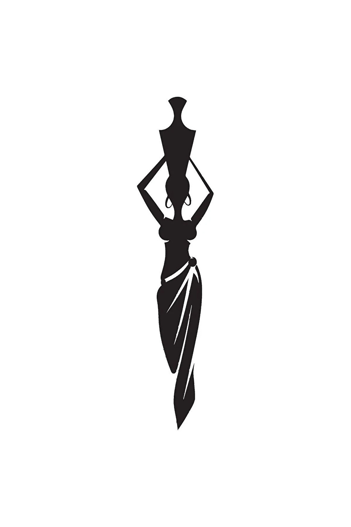 Byr002 Afrikalı Kadın (Tip 7) 70X301 Cm [Efsngrck]