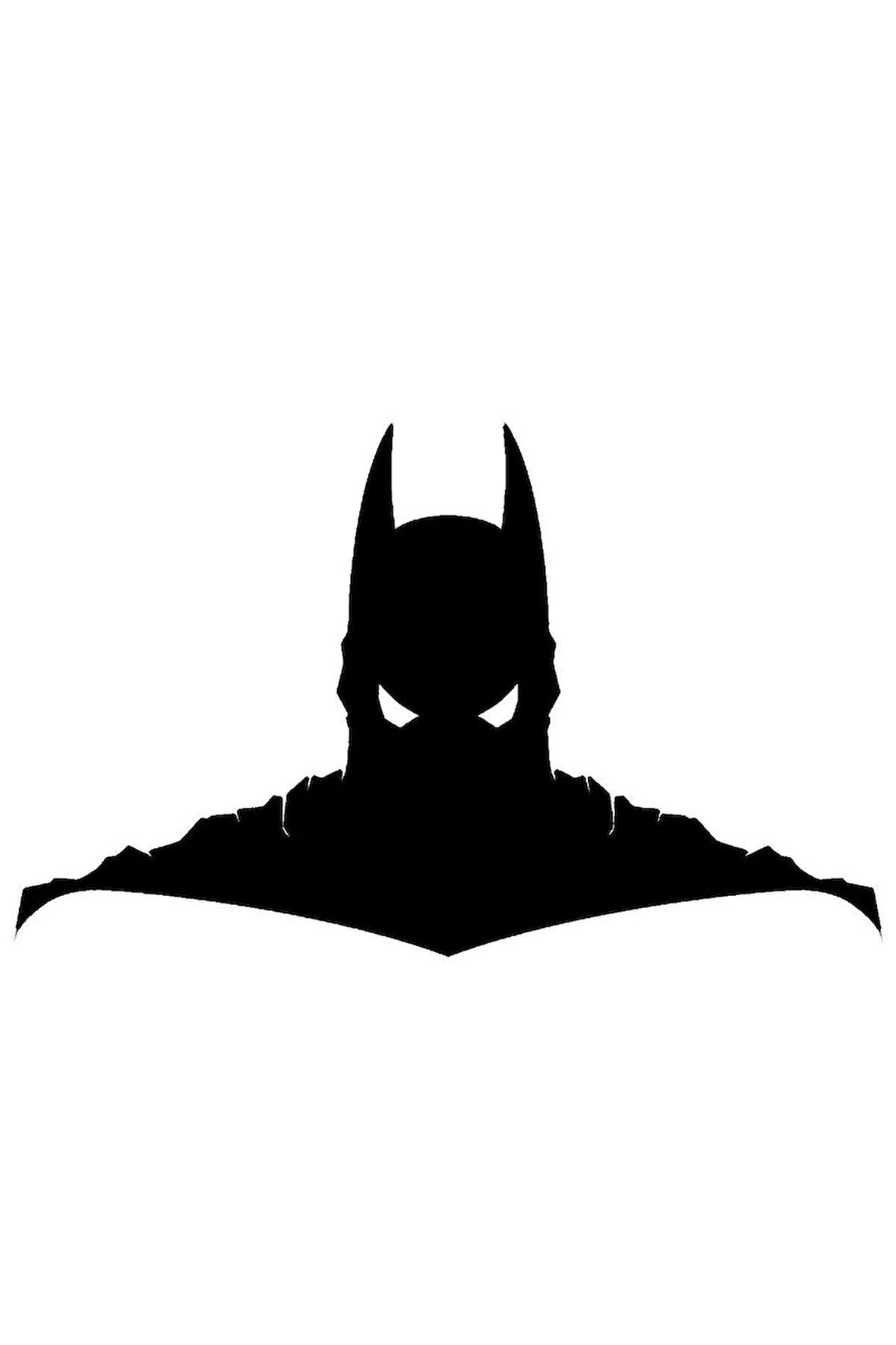 Batman Tasarım Sticker (Oto-Motor-Laptop-Duvar-Dekor) 10 x 8 cm
